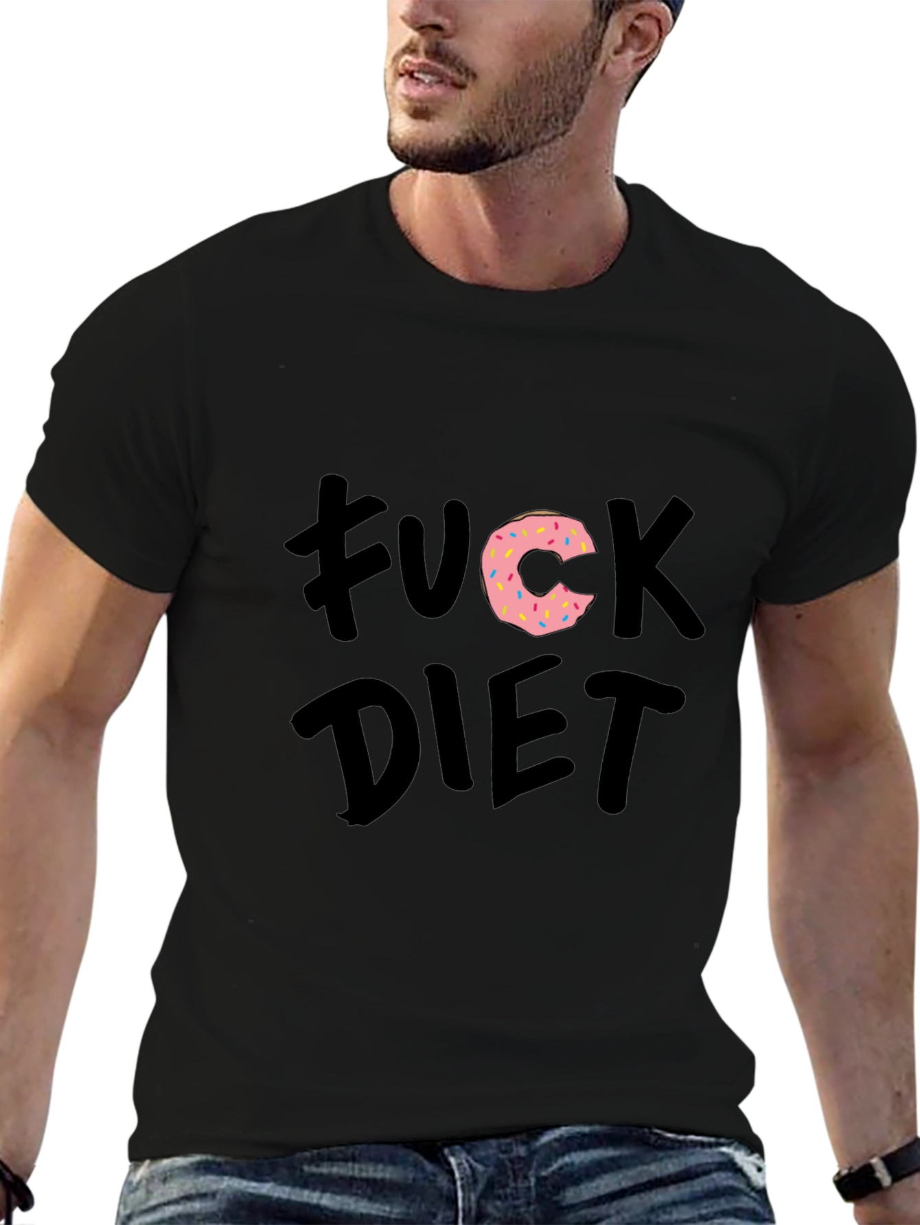 Donut Diet T-Shirt - Funny Graphic Tee
