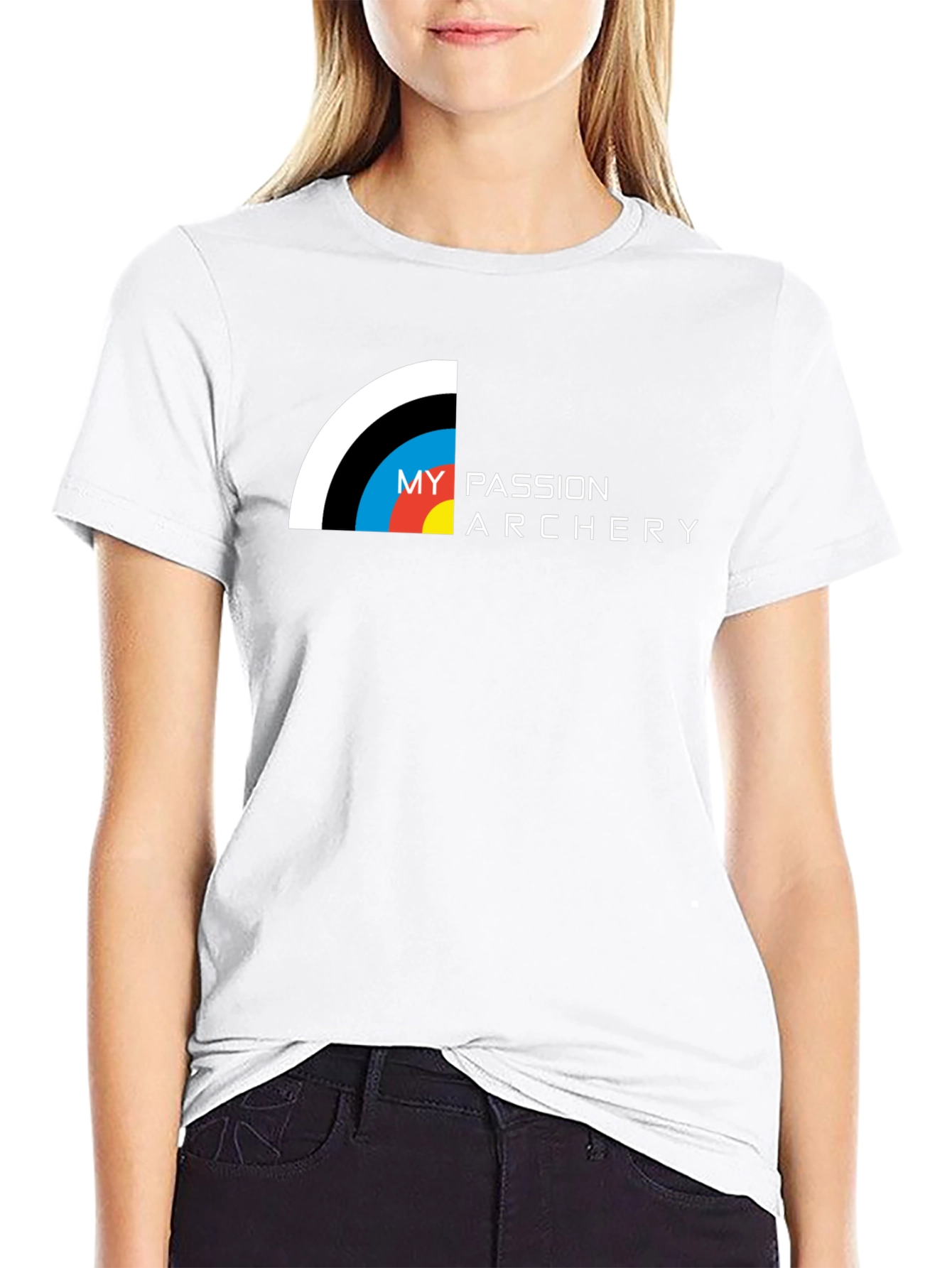 Archery Passion Tee - Black Graphic T-Shirt