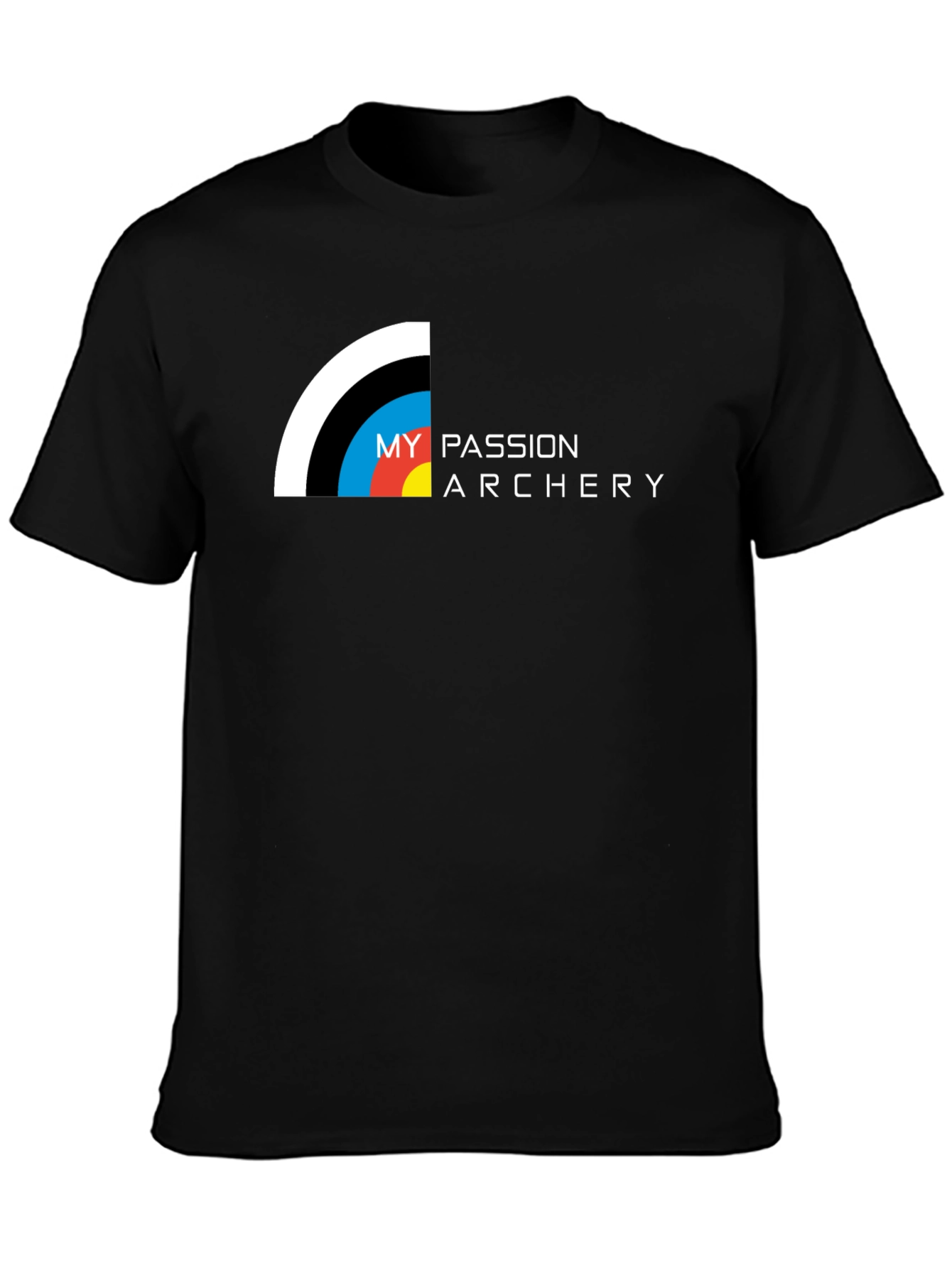 Archery Passion Tee - Black Graphic T-Shirt