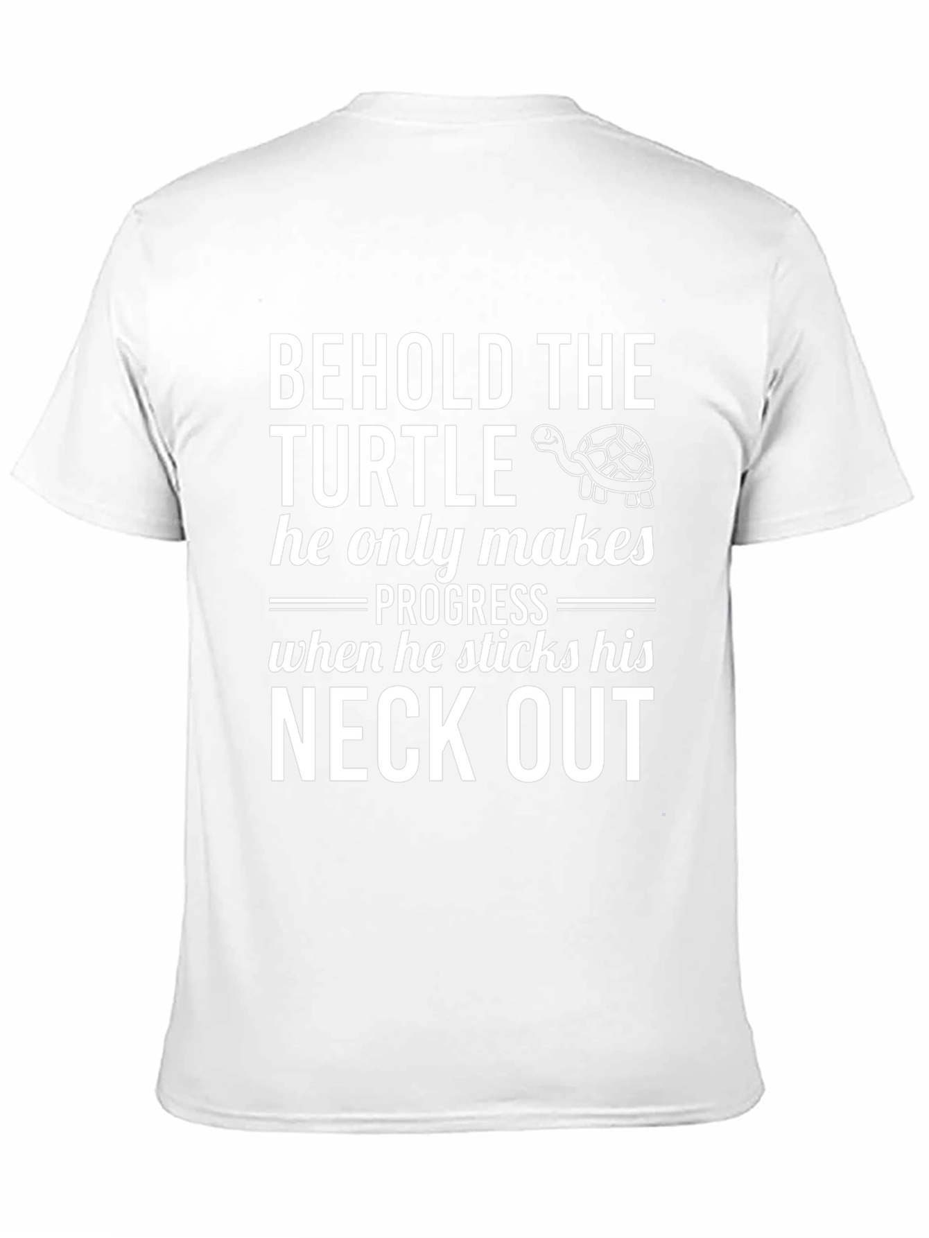 Behold The Turtle T-Shirt: Progress Humor Tee