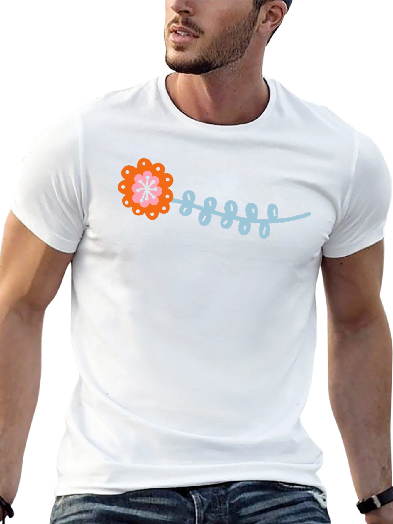 Funky Flower Graphic Tee