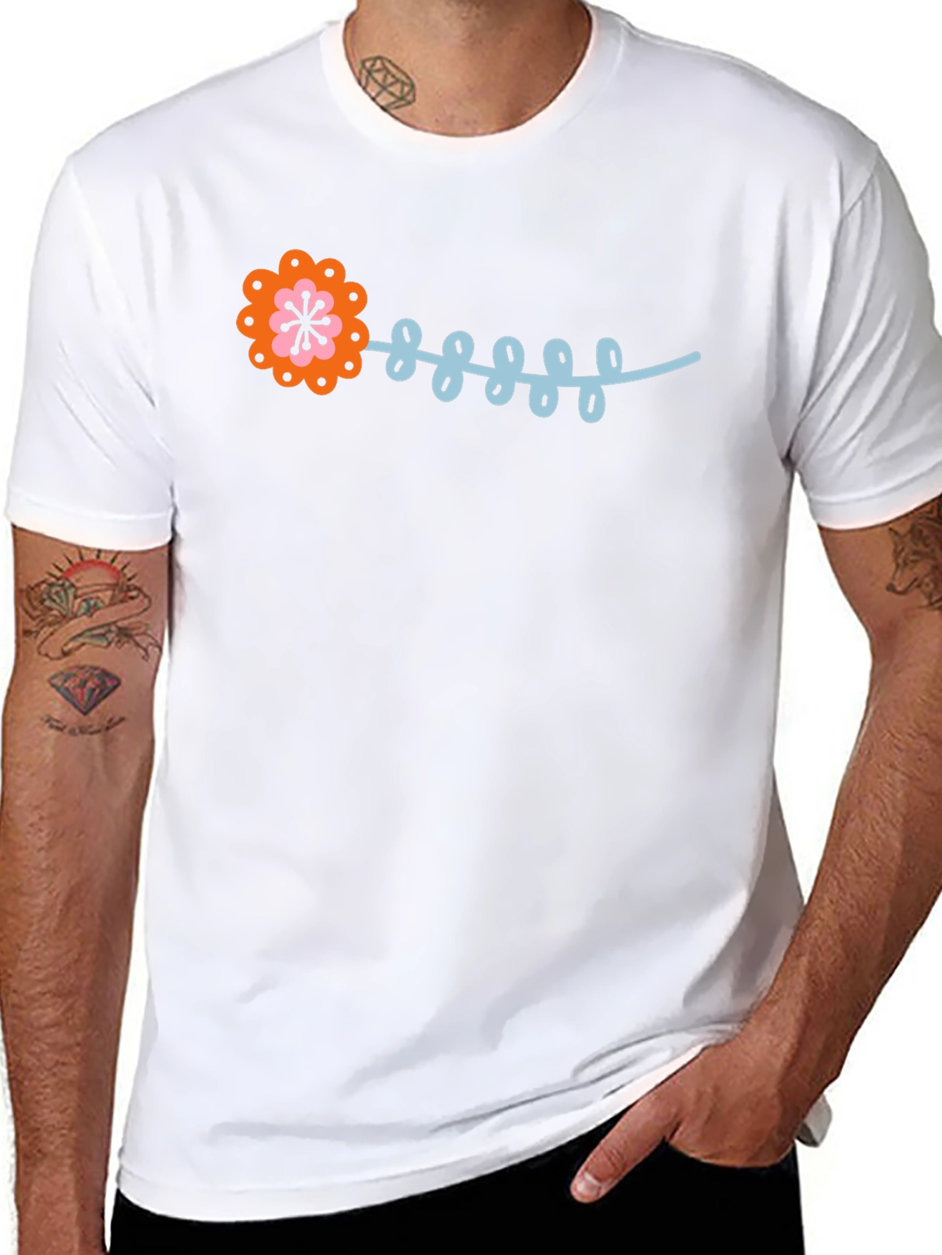 Funky Flower Graphic Tee