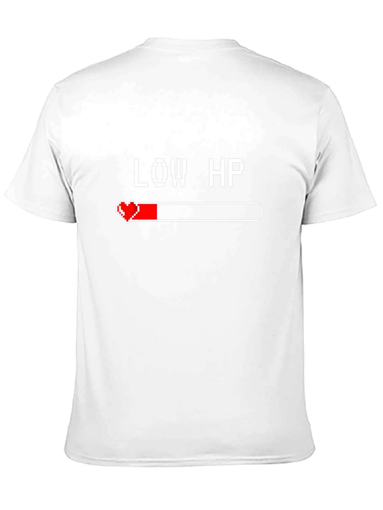 Low HP Gamer T-Shirt - Black Cotton Tee