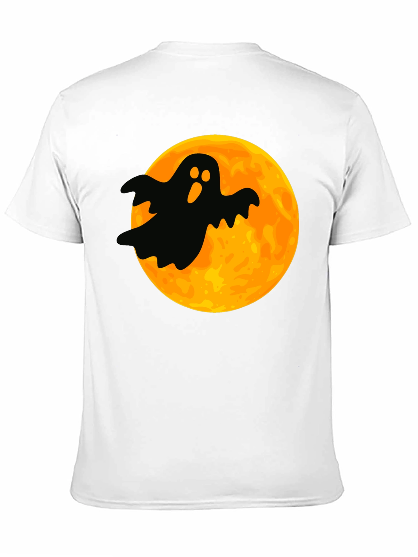 Spooky Ghost Moon Graphic Tee - Halloween T-Shirt