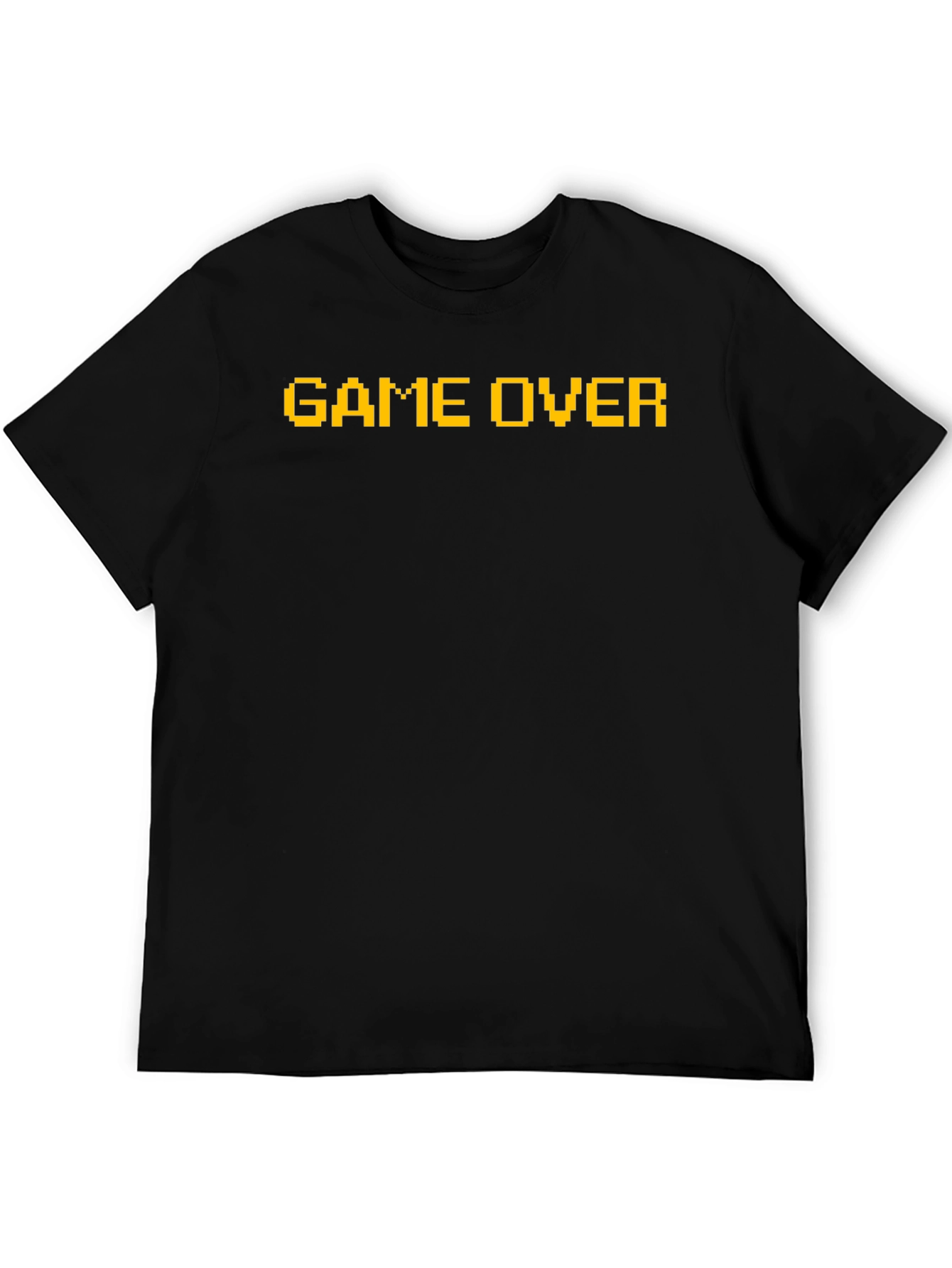 Game Over Pixel Art Graphic Tee - Black