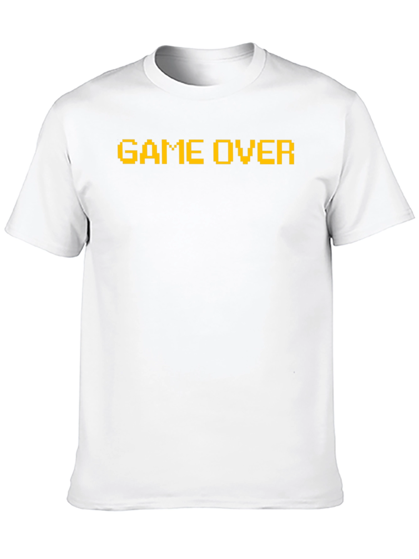 Game Over Pixel Art Graphic Tee - Black