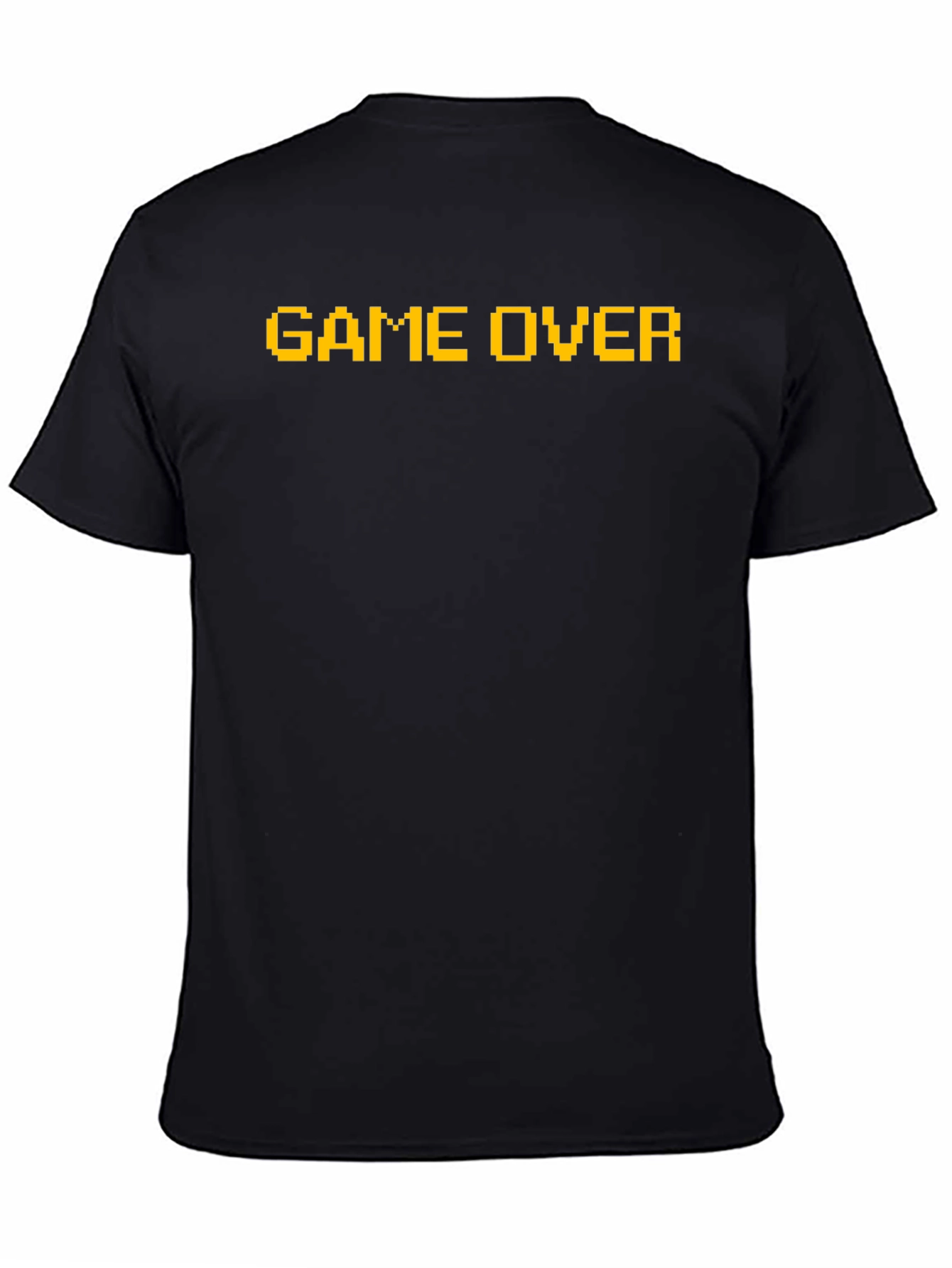 Game Over Pixel Art Graphic Tee - Black