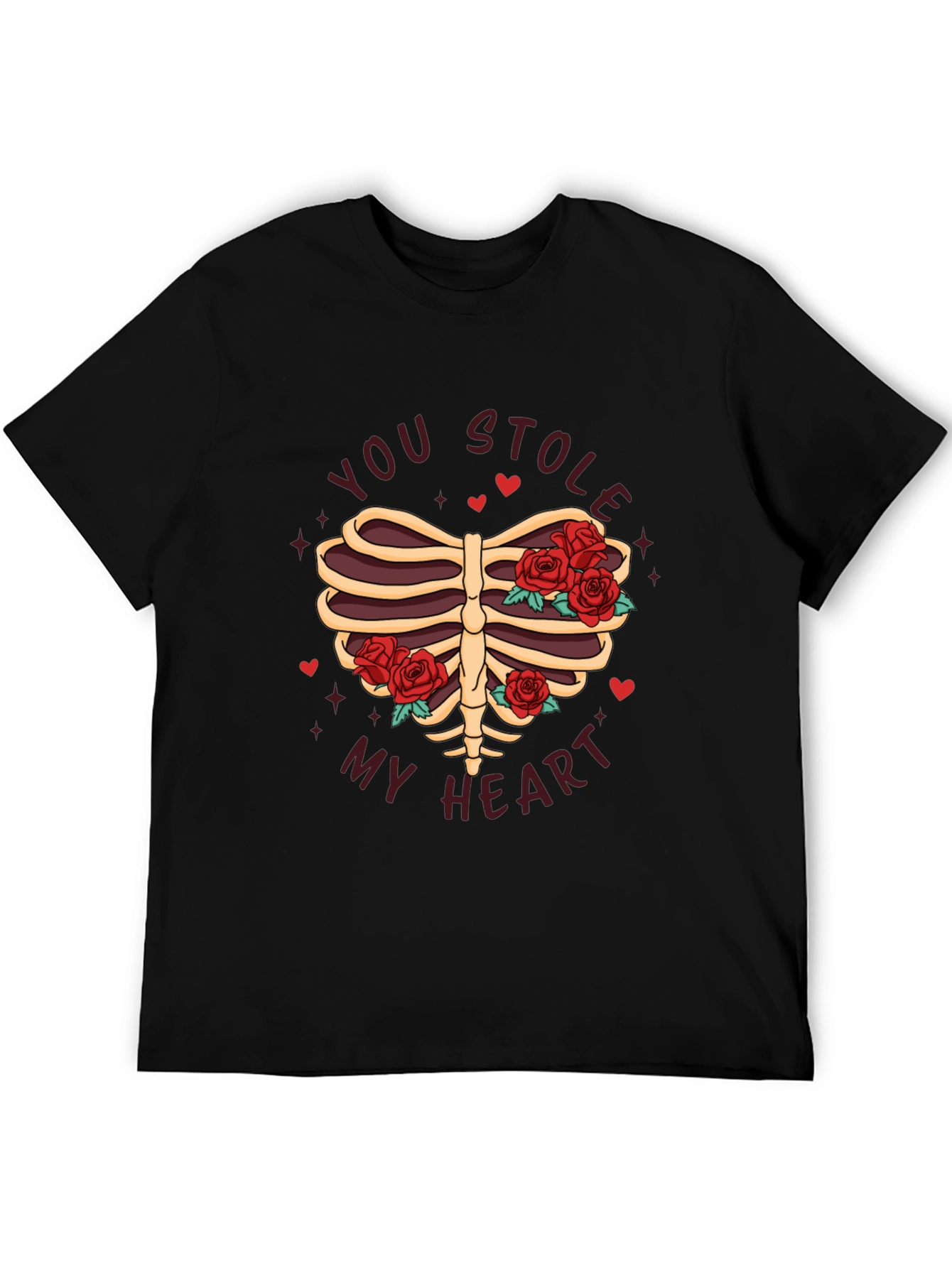 You Stole My Heart Rib Cage Graphic Tee