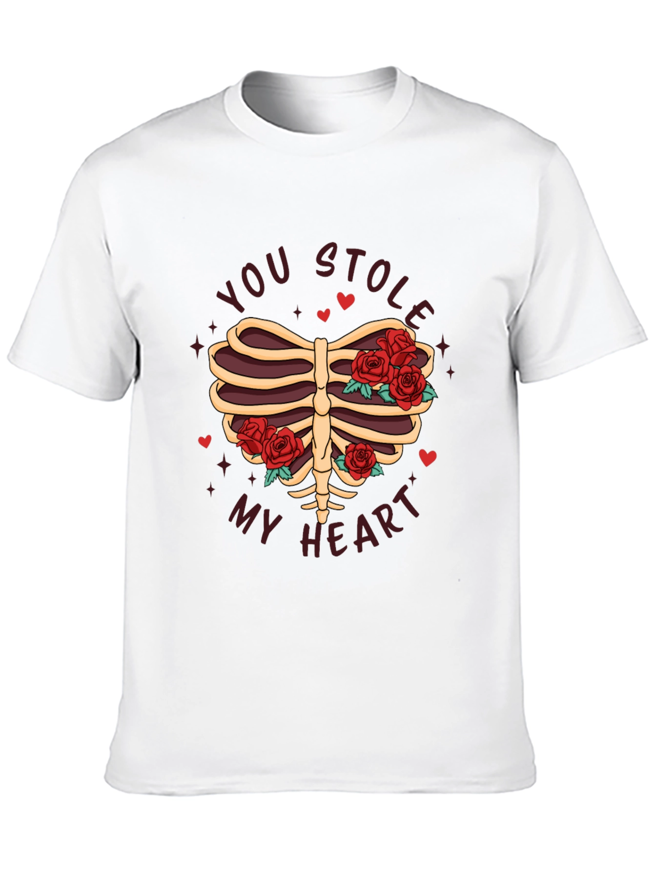 You Stole My Heart Rib Cage Graphic Tee