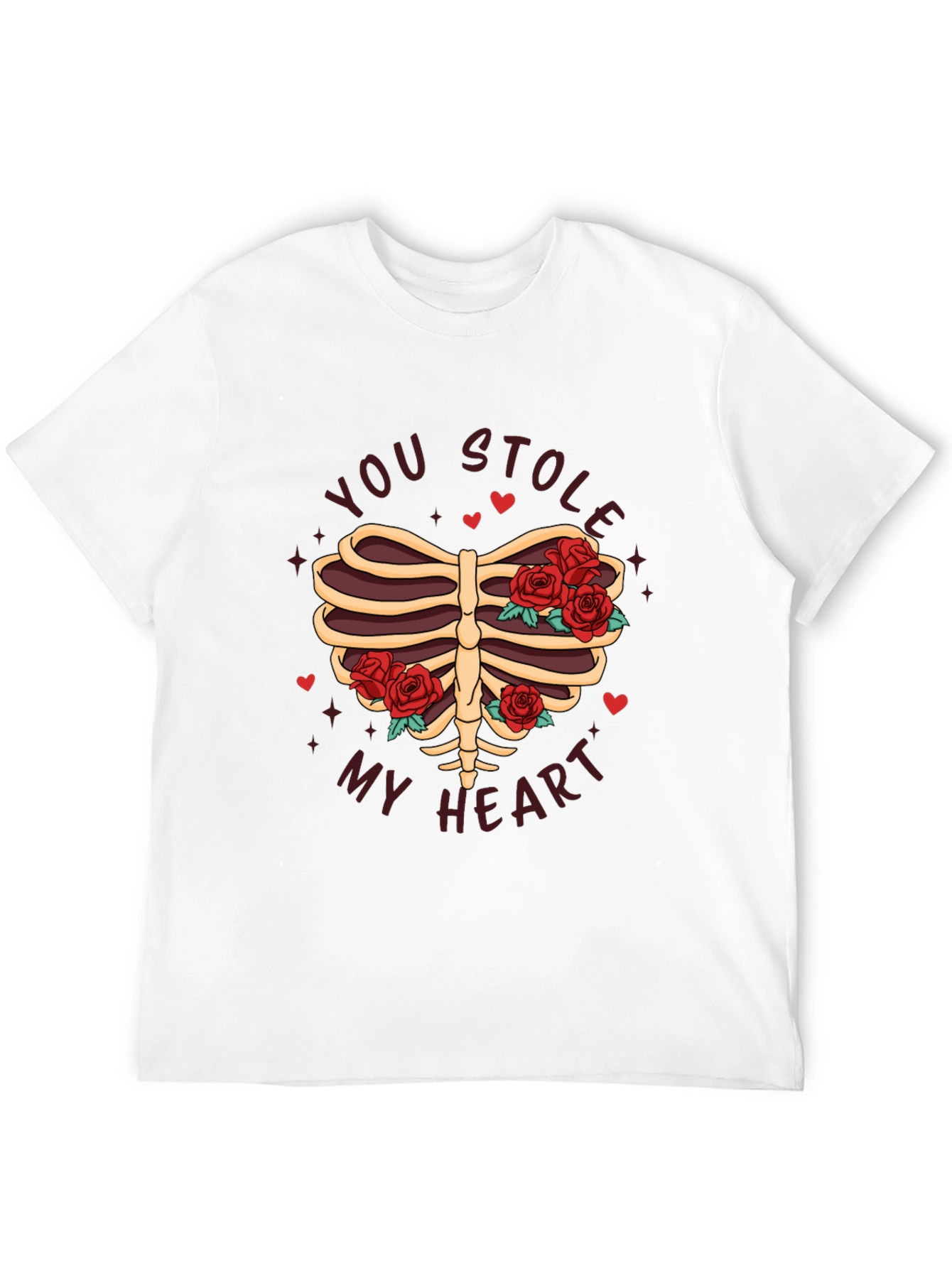 You Stole My Heart Rib Cage Graphic Tee