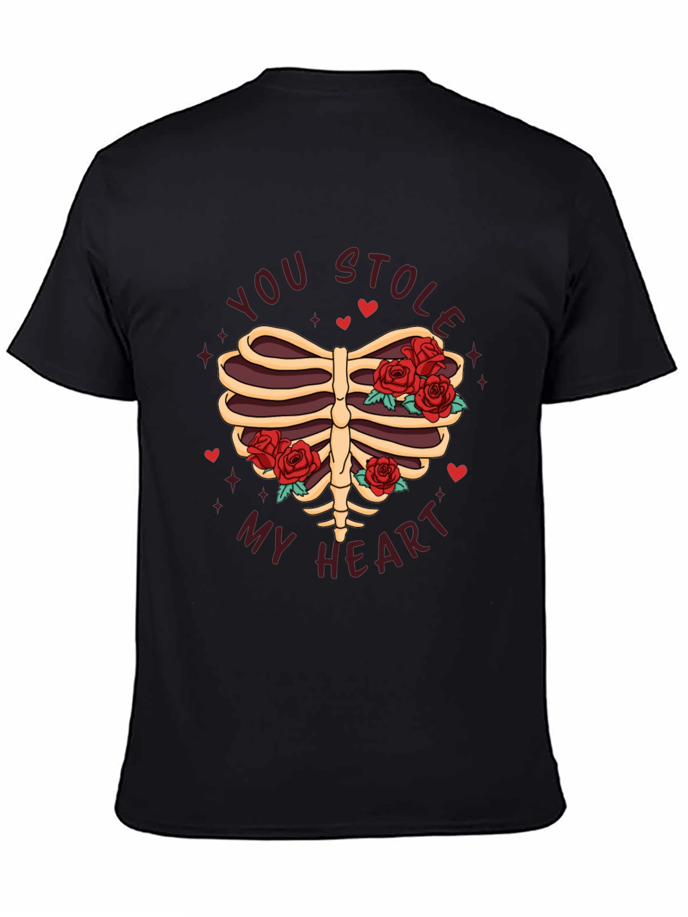 You Stole My Heart Rib Cage Graphic Tee