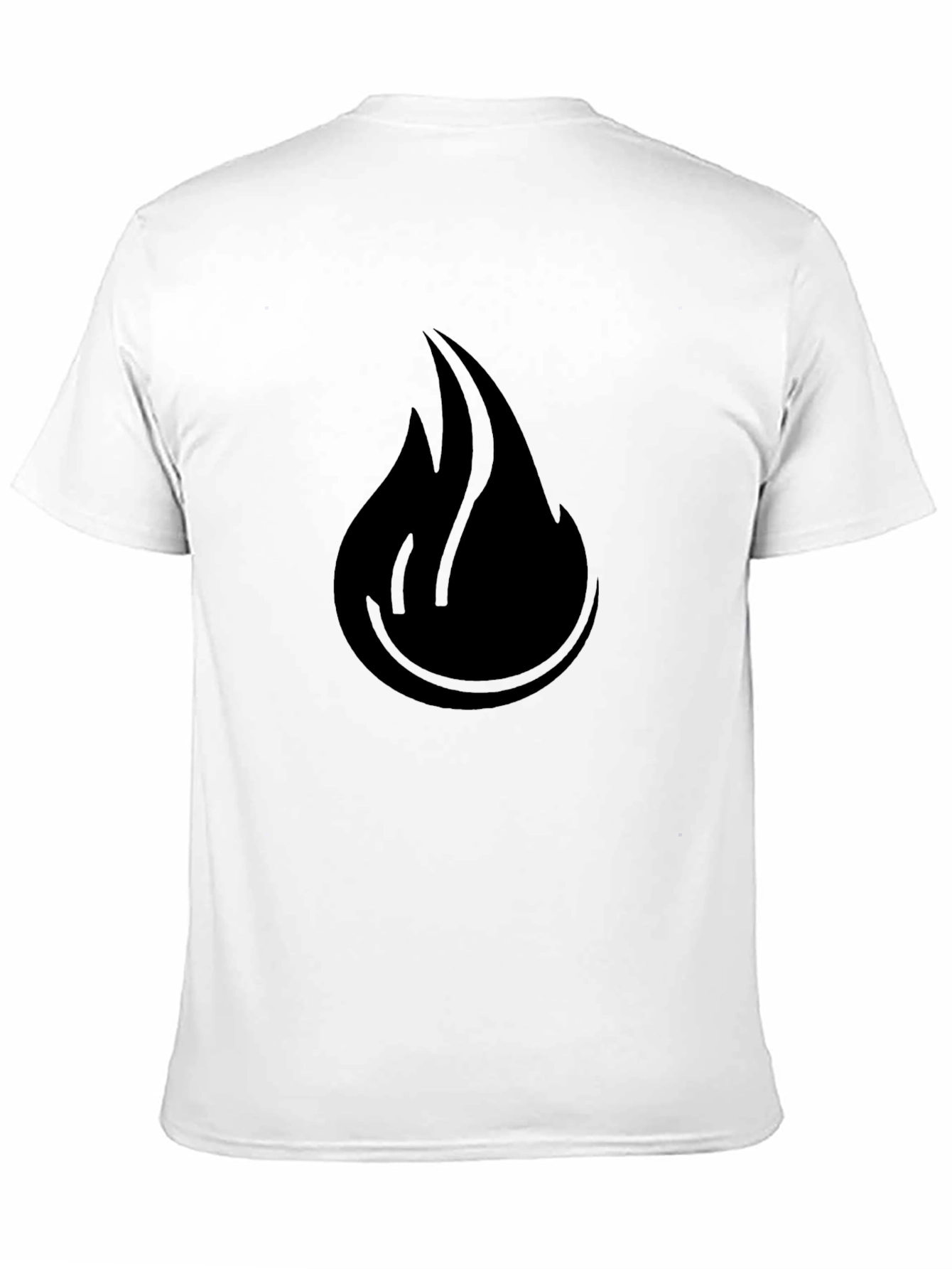 Flame Graphic Black T-Shirt