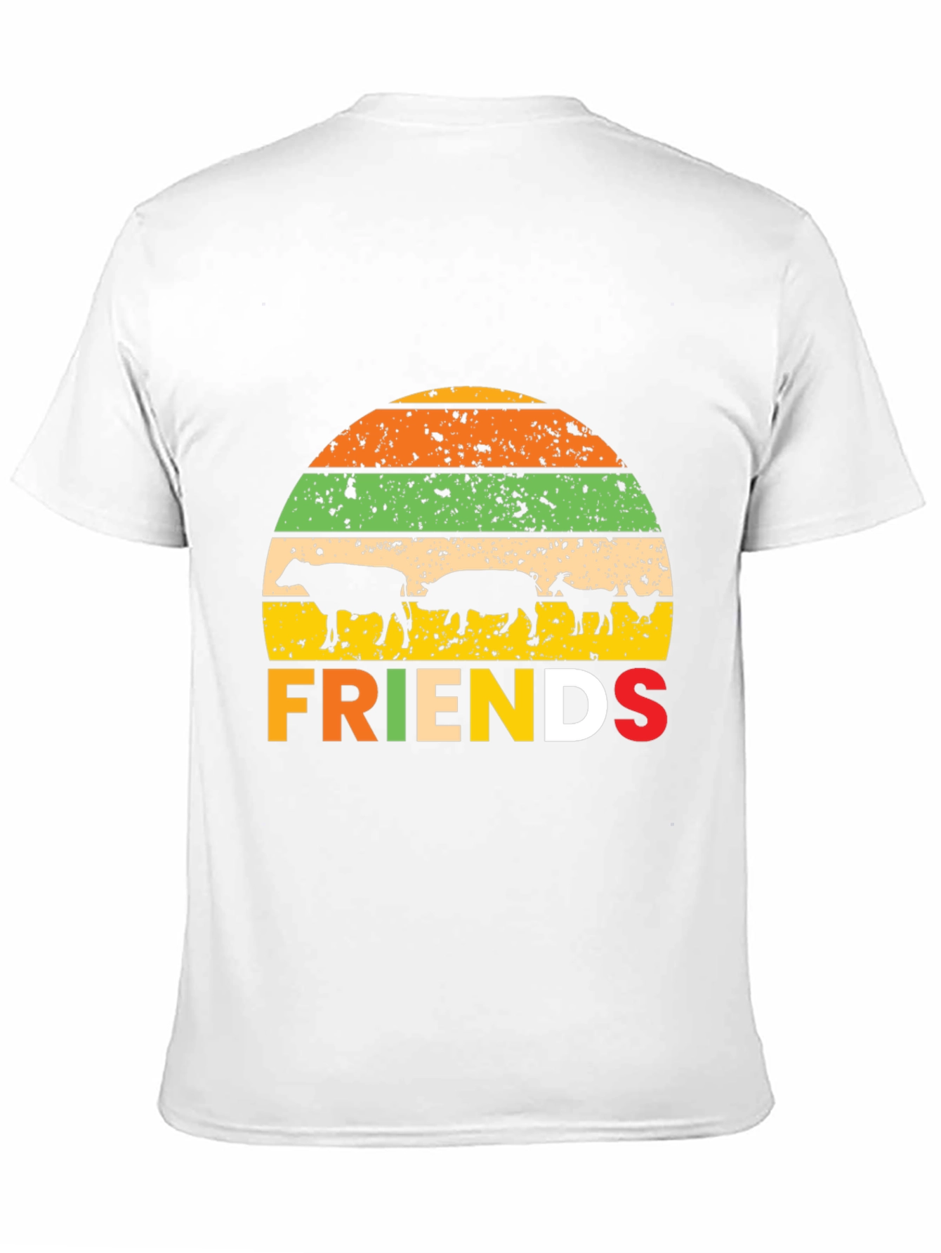 Farm Friends Graphic Tee - Retro Style