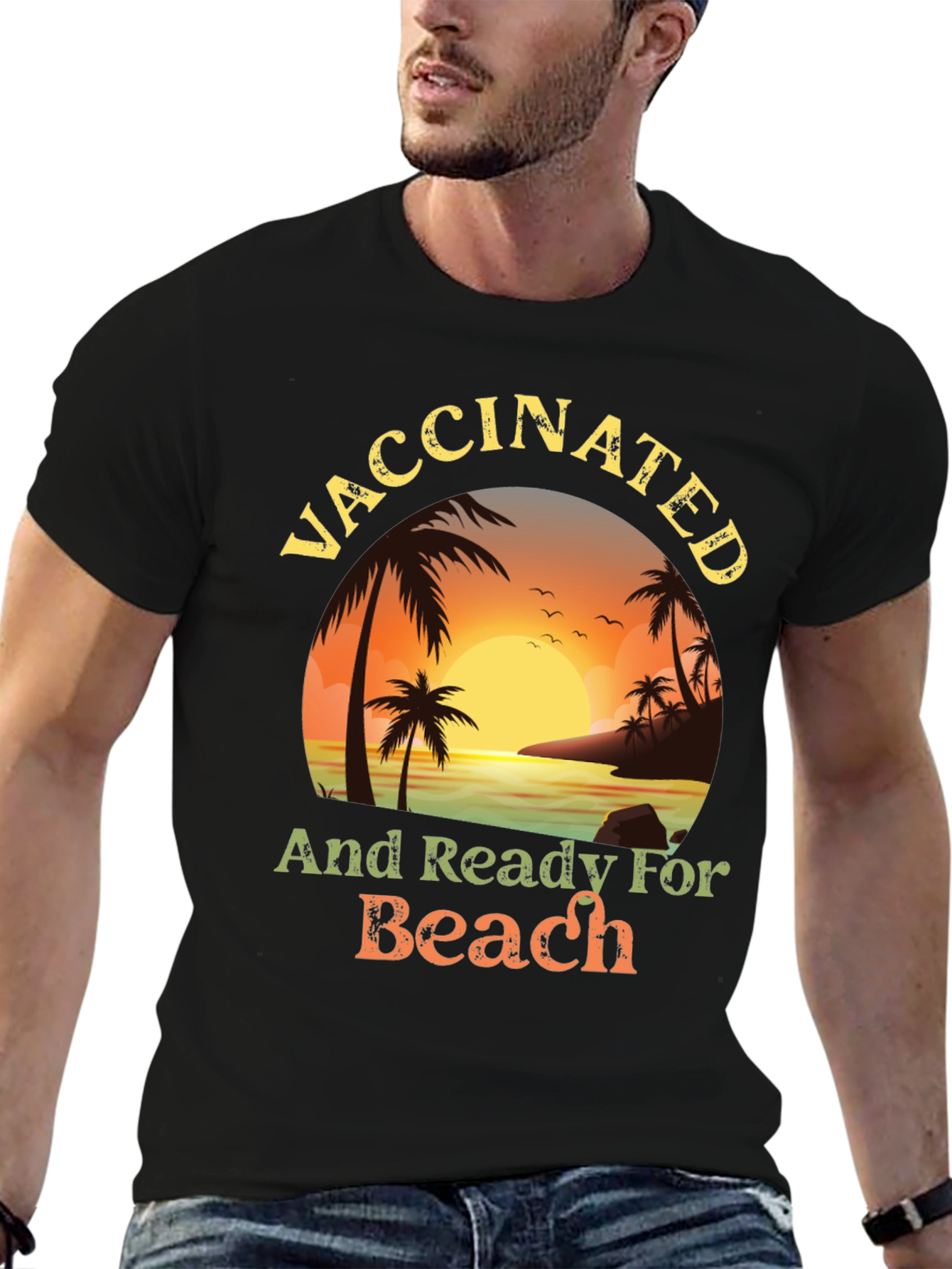 Vaccinated and Ready for the Beach T-Shirt