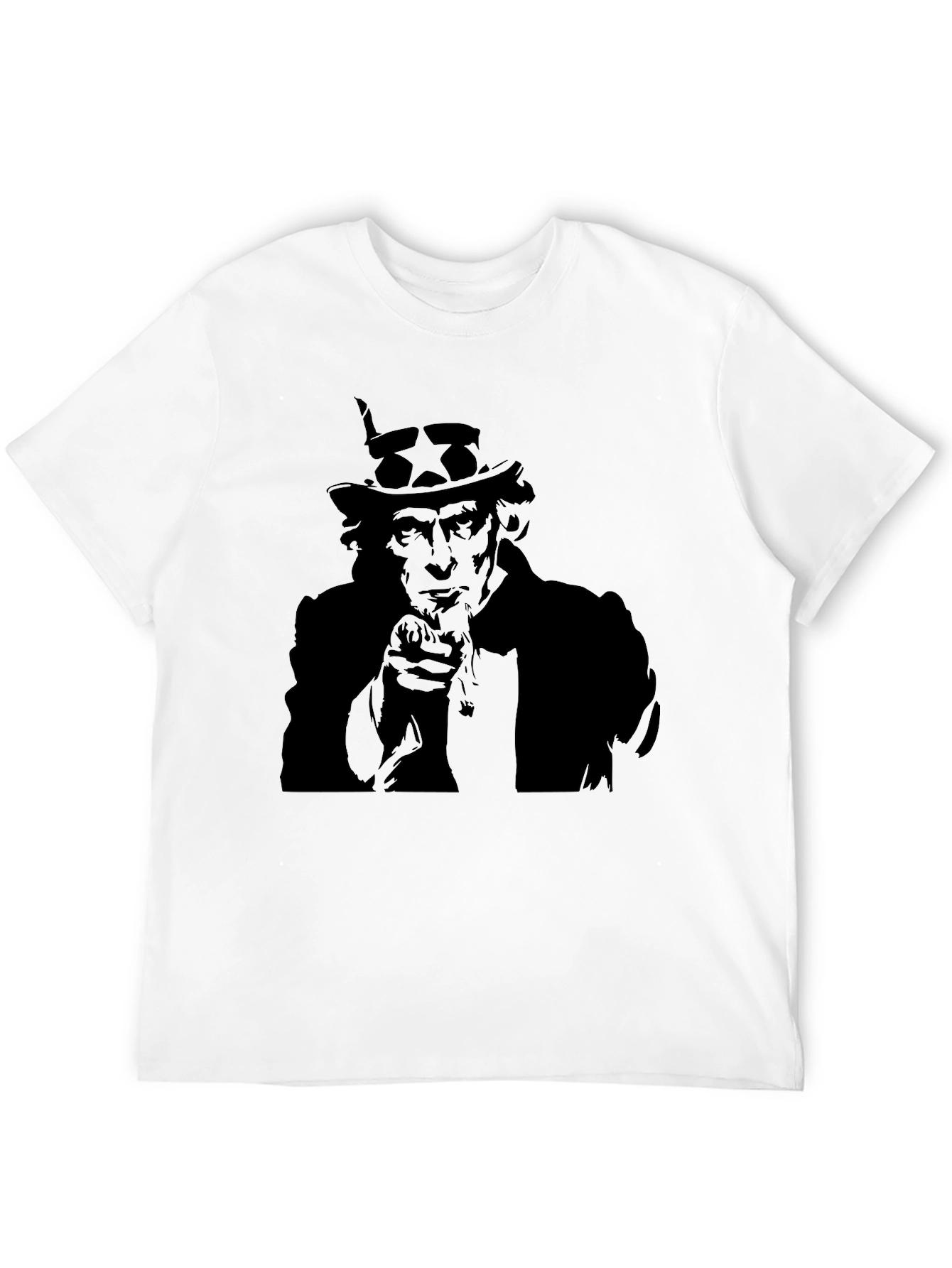 Uncle Sam T-Shirt - Patriotic Design Classic Fit
