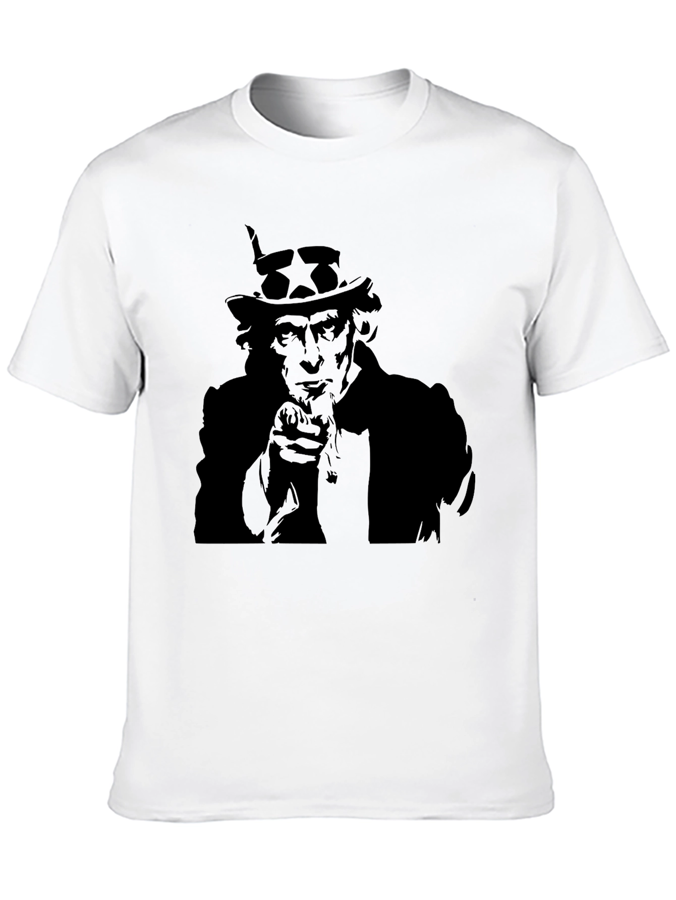 Uncle Sam T-Shirt - Patriotic Design Classic Fit