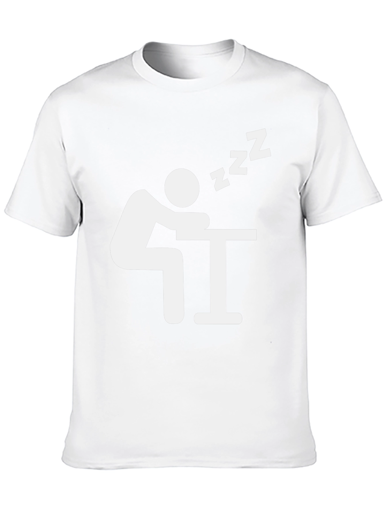 Nap Time T-Shirt - Black Crew Neck Tee