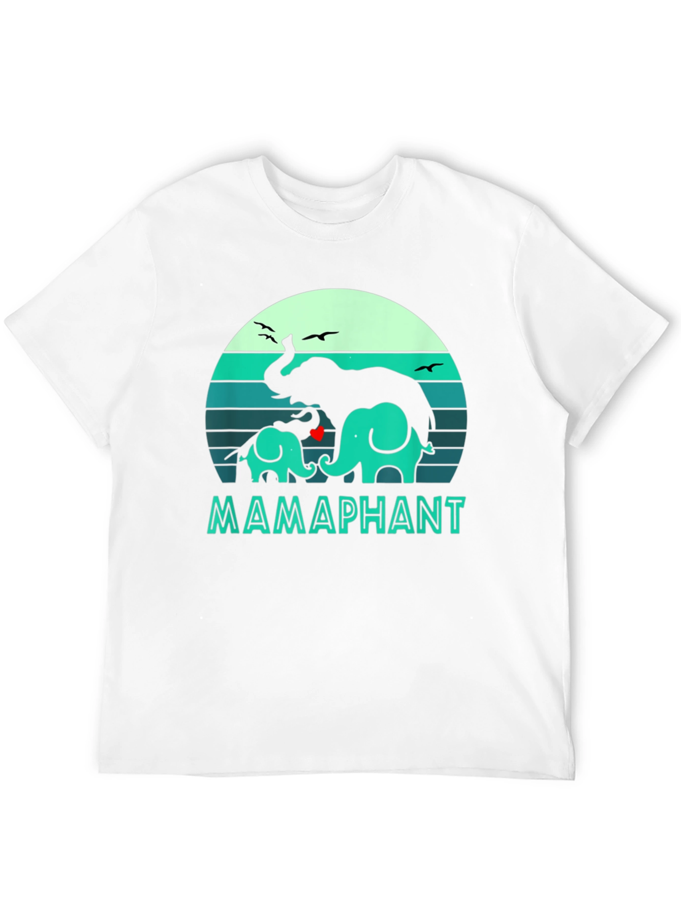 MAMAPHANT Graphic T-Shirt - Cute Elephant Design