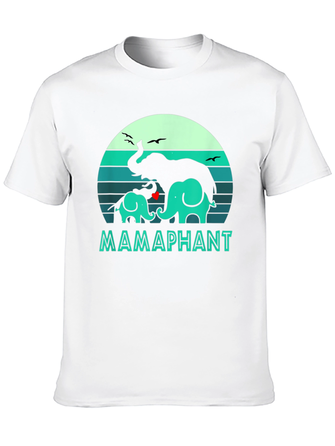 MAMAPHANT Graphic T-Shirt - Cute Elephant Design