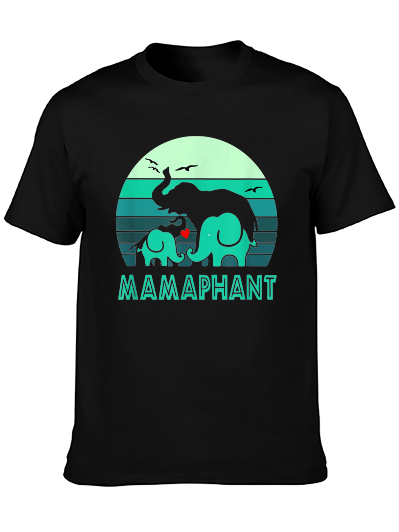 MAMAPHANT Graphic T-Shirt - Cute Elephant Design