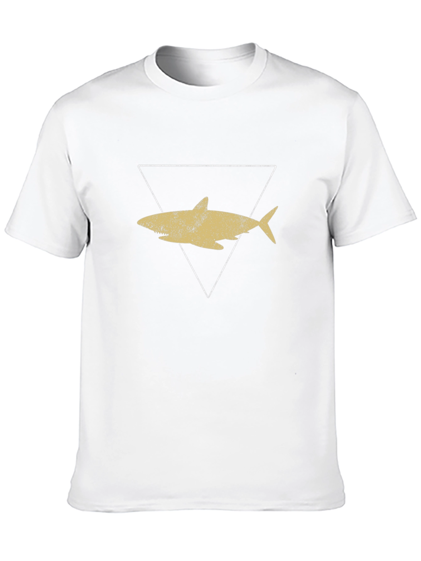 Geometric Shark Graphic T-Shirt