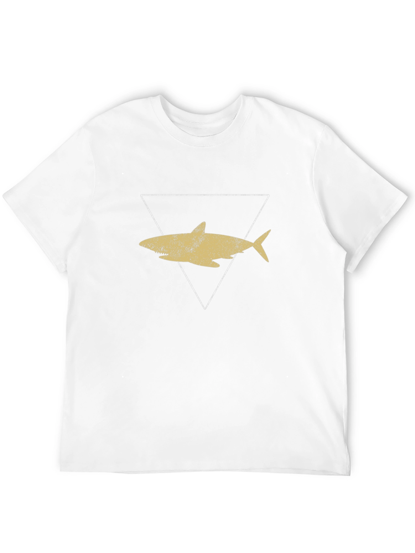Geometric Shark Graphic T-Shirt