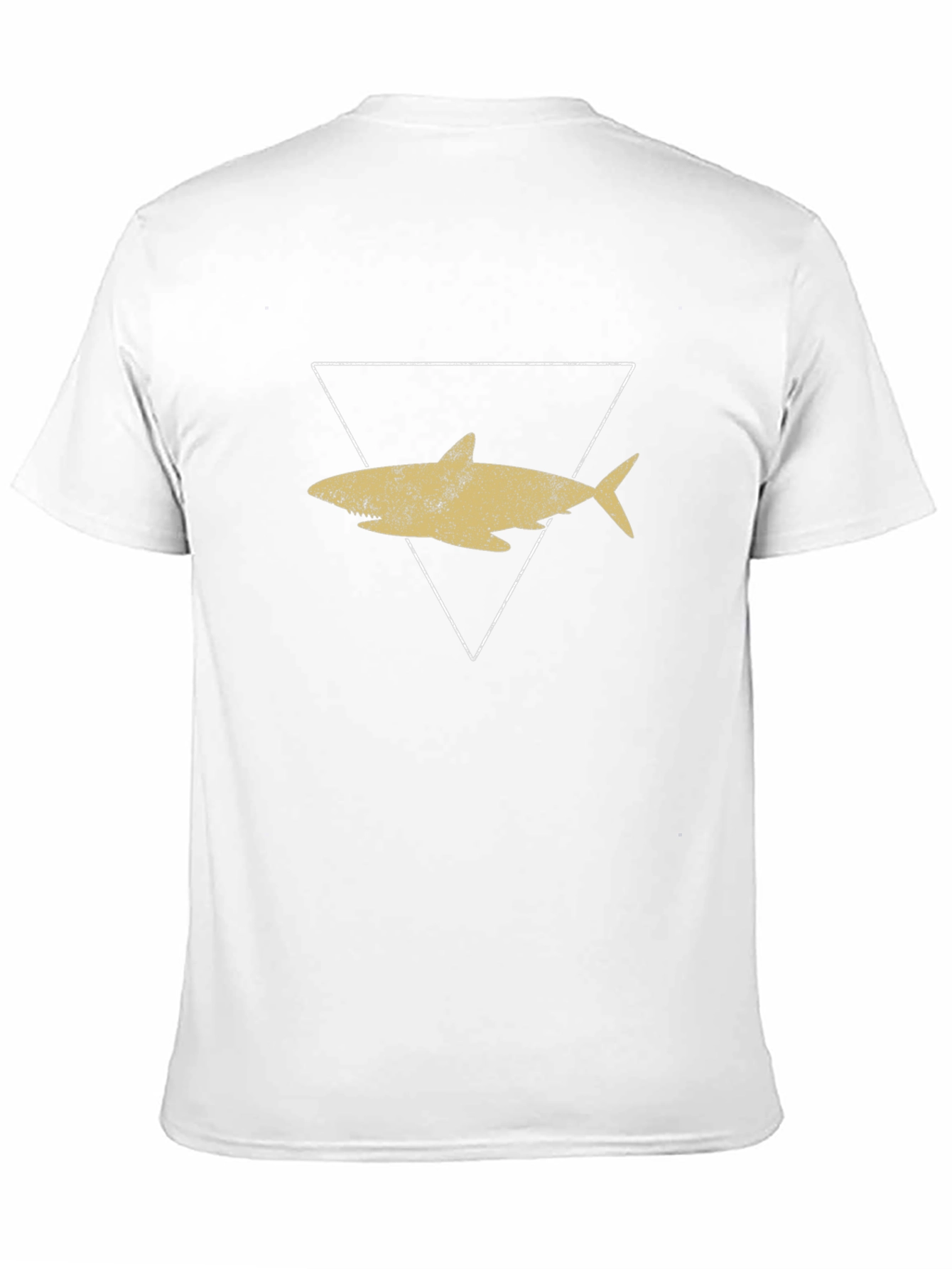 Geometric Shark Graphic T-Shirt