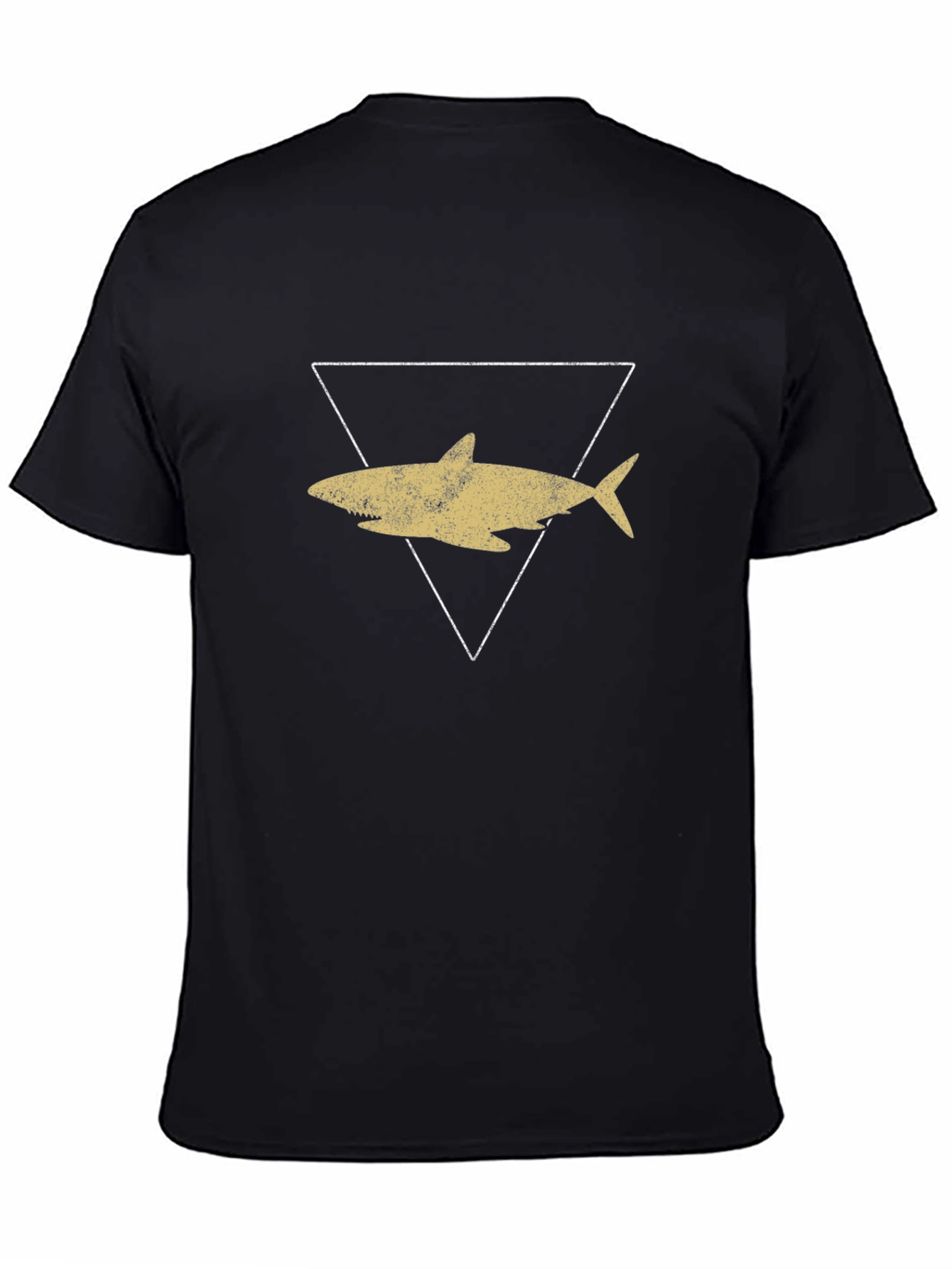 Geometric Shark Graphic T-Shirt