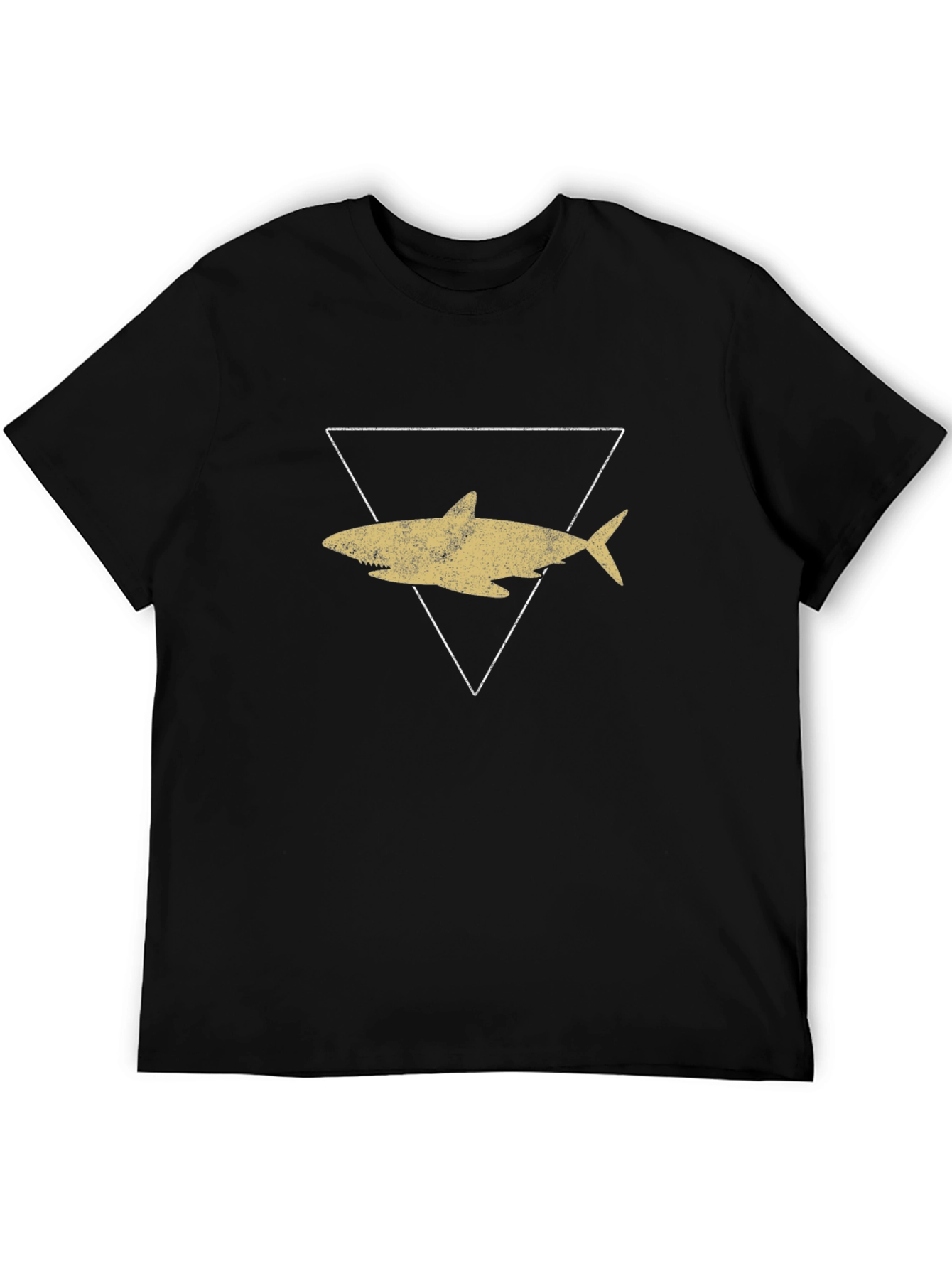Geometric Shark Graphic T-Shirt