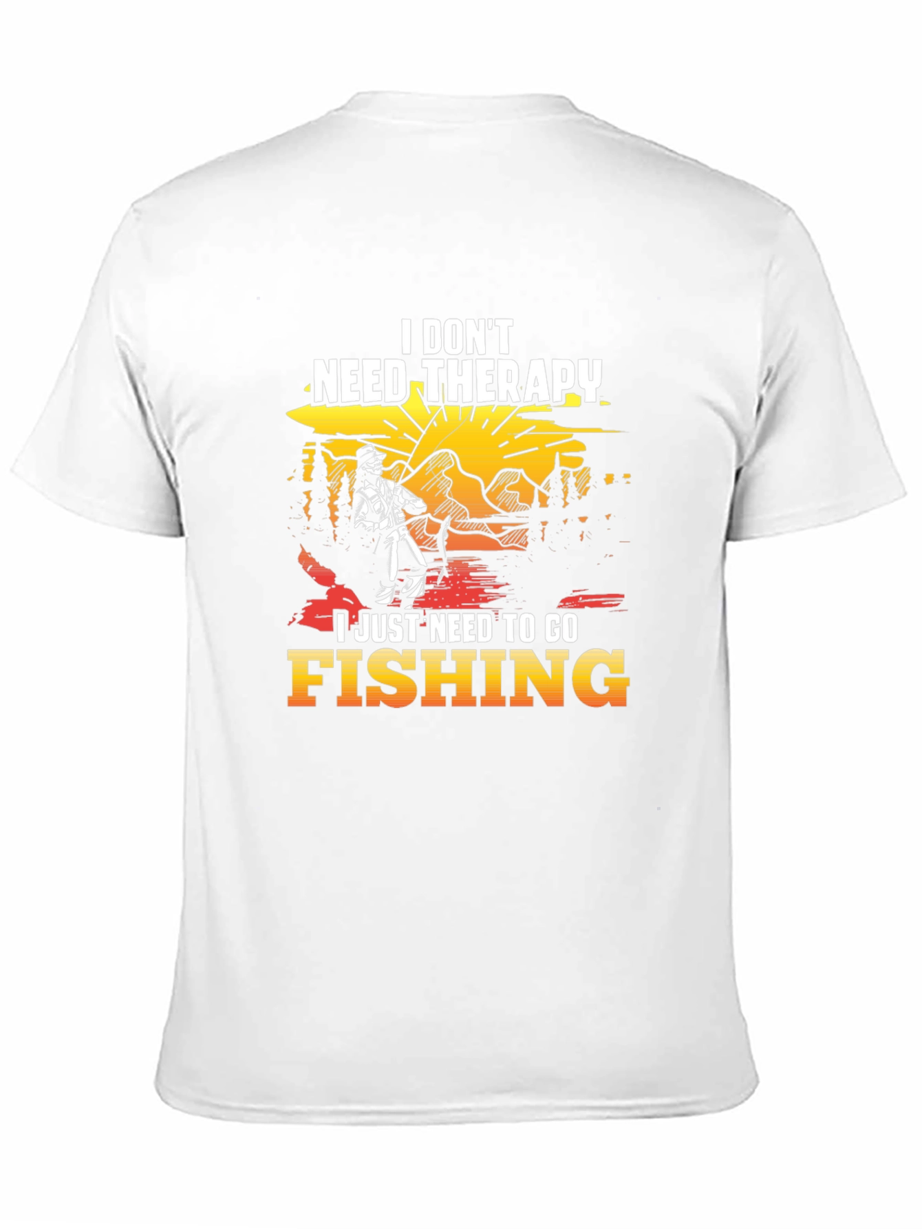Fishing Therapy T-Shirt - Relax and Fish
