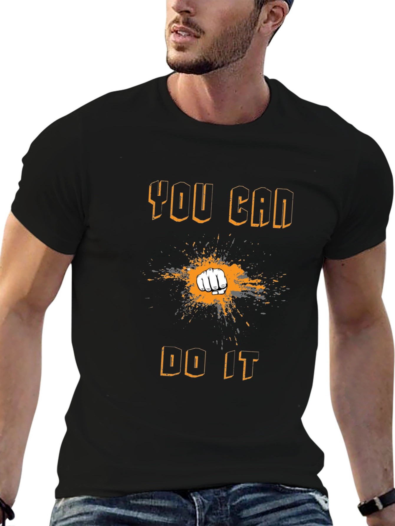 Motivational You Can Do It Graphic Tee