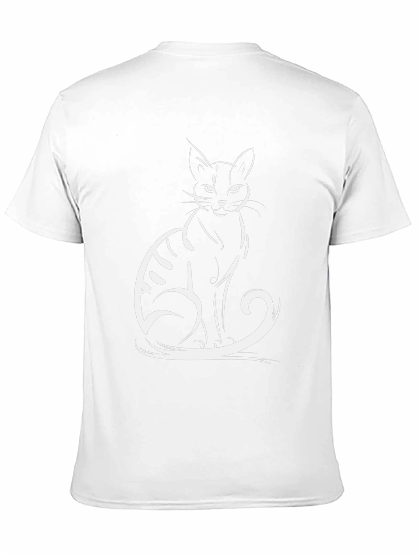 Cool Cat Graphic Tee - Black