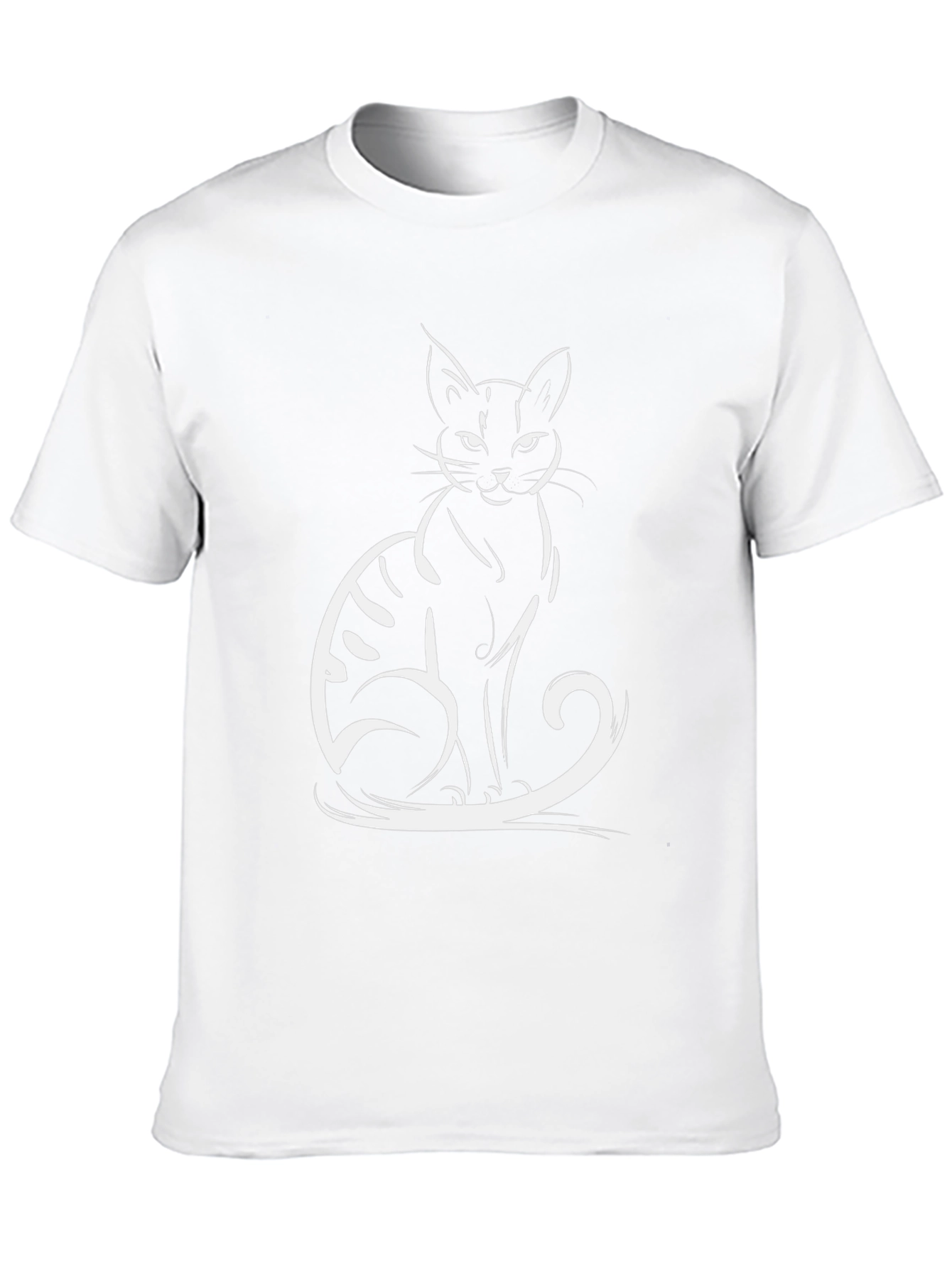 Cool Cat Graphic Tee - Black