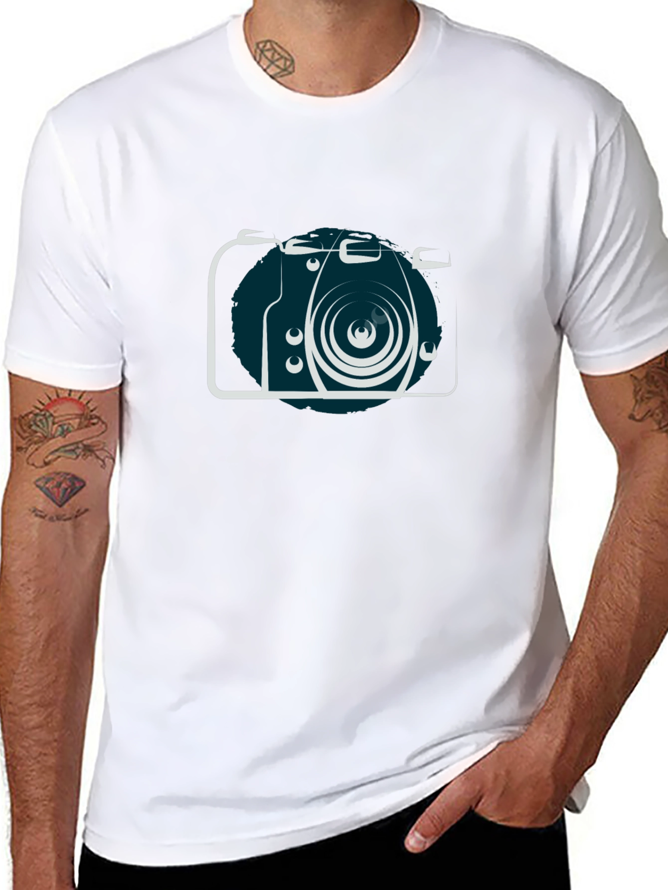Camera Graphic Tee - Cool Photographer T-Shirt
