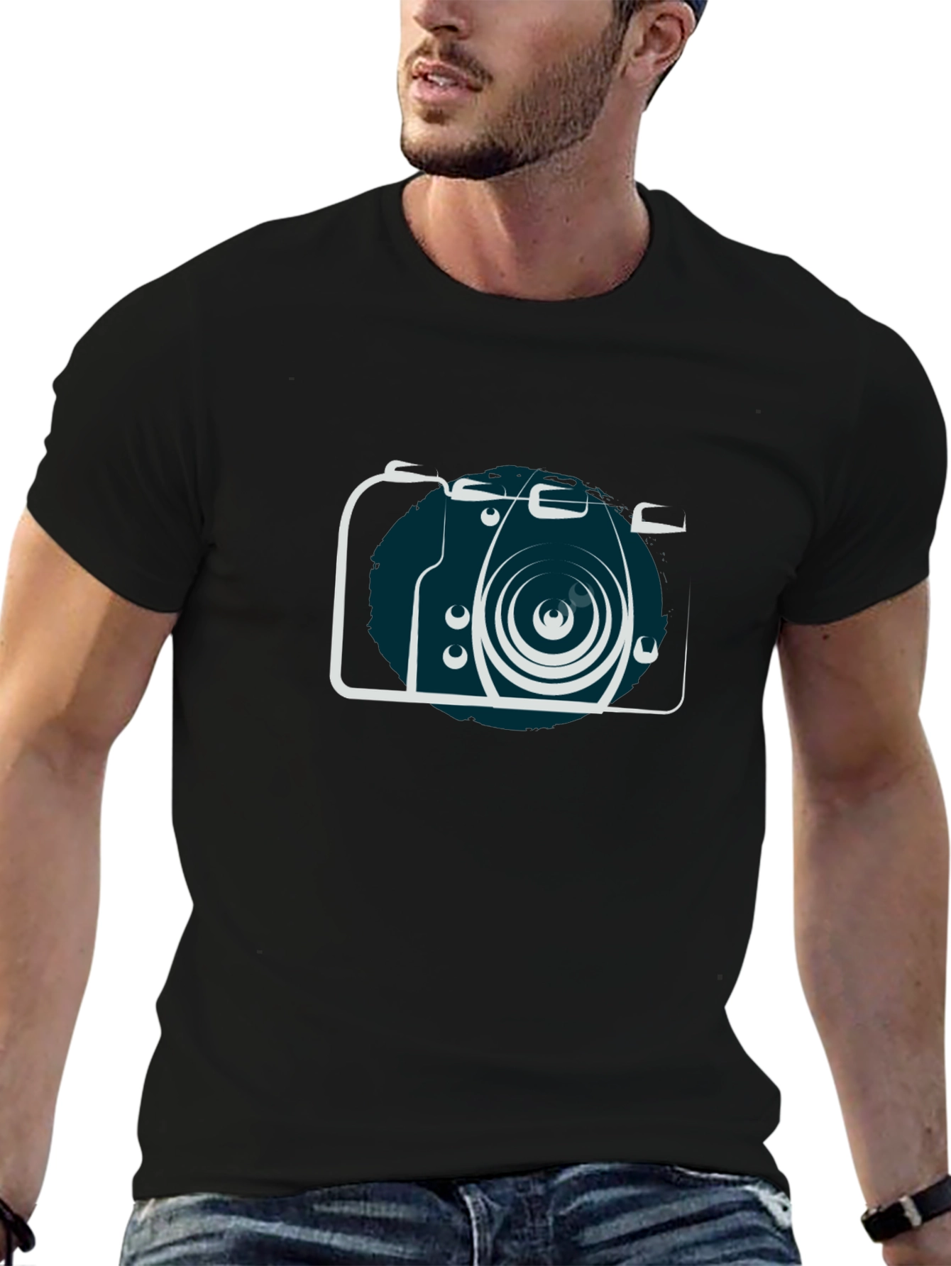 Camera Graphic Tee - Cool Photographer T-Shirt