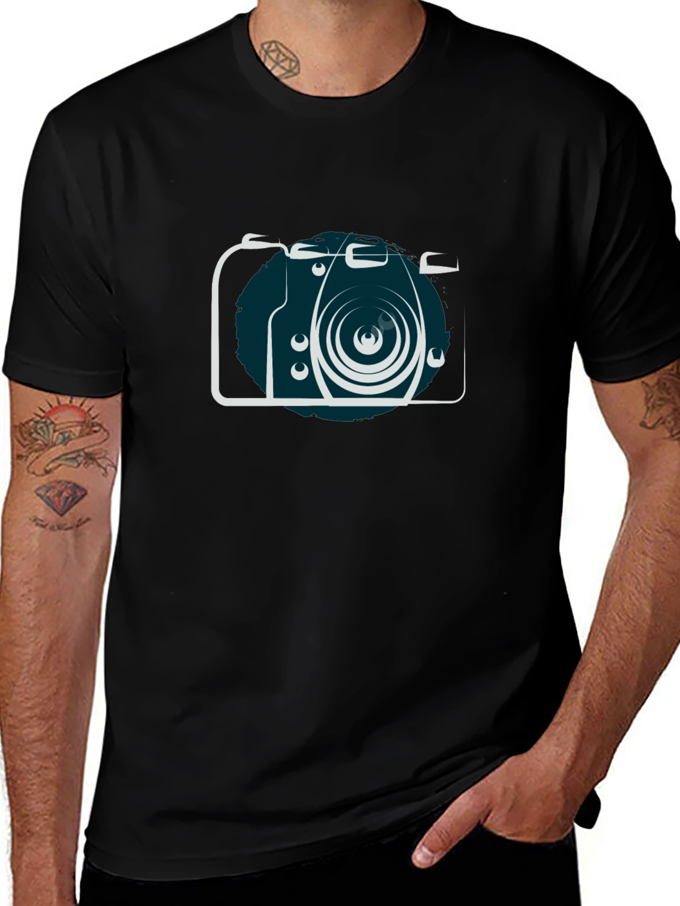 Camera Graphic Tee - Cool Photographer T-Shirt