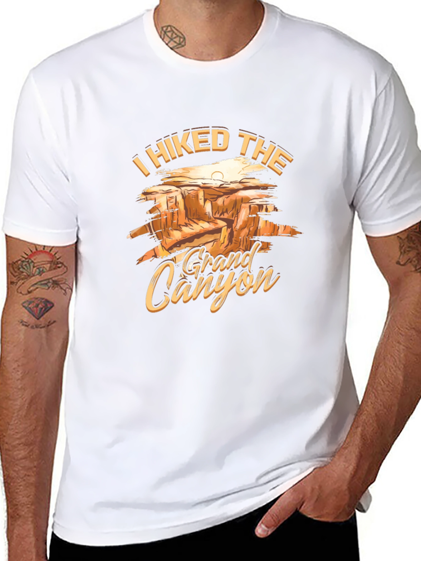 Grand Canyon Hiker T-Shirt - Black Tee