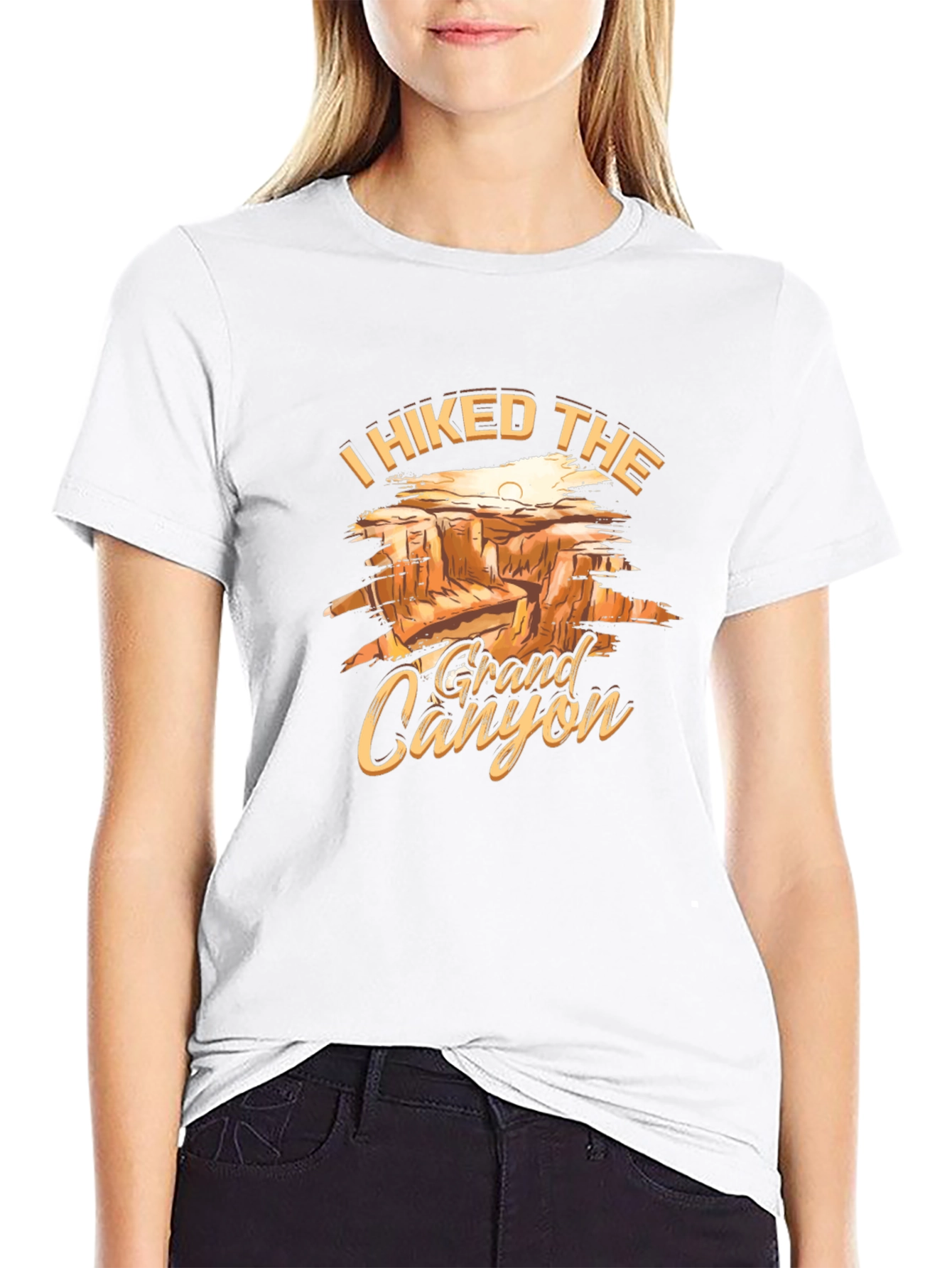 Grand Canyon Hiker T-Shirt - Black Tee