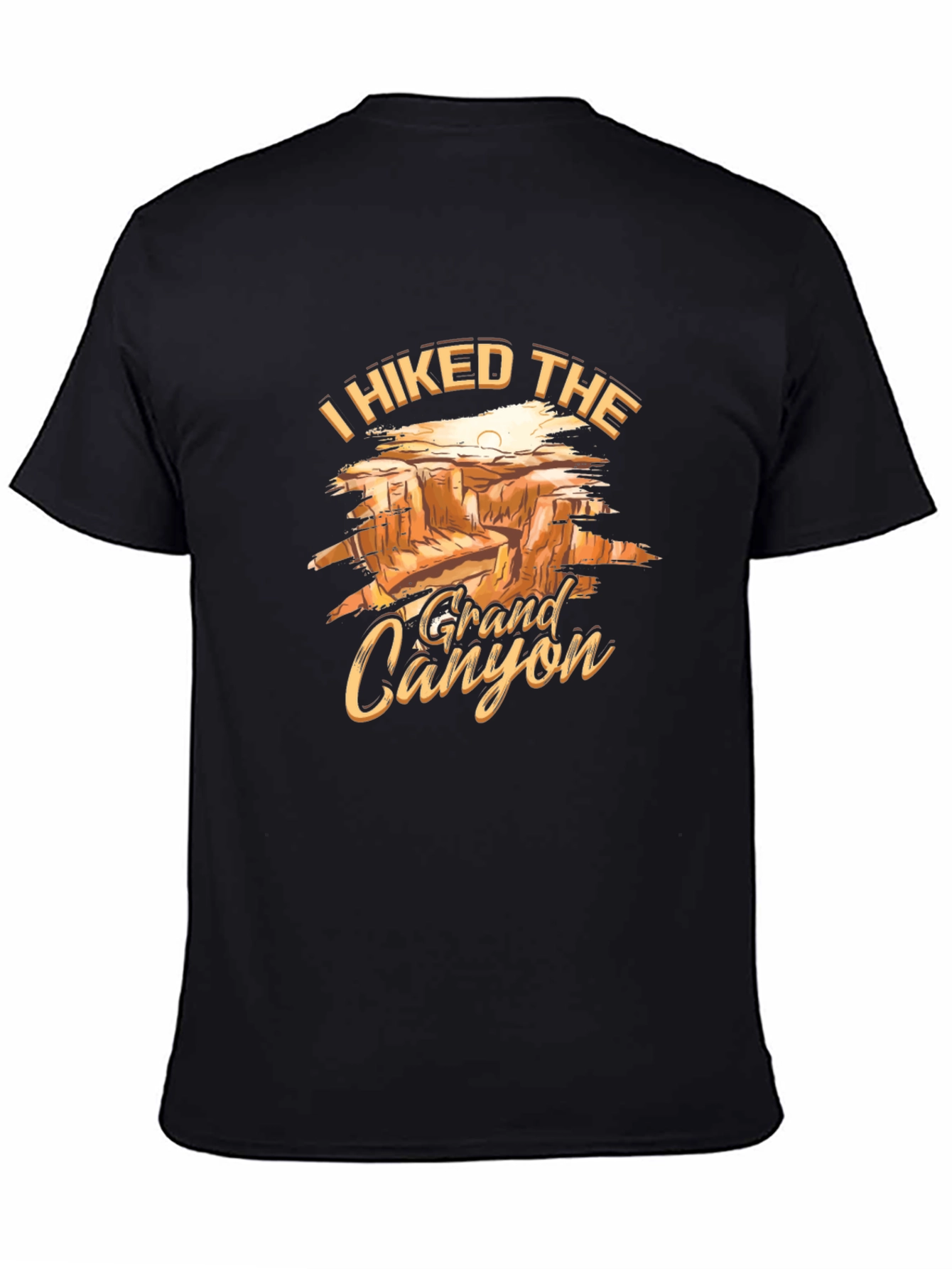Grand Canyon Hiker T-Shirt - Black Tee