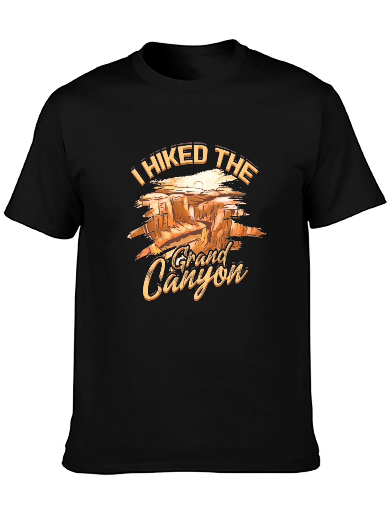 Grand Canyon Hiker T-Shirt - Black Tee