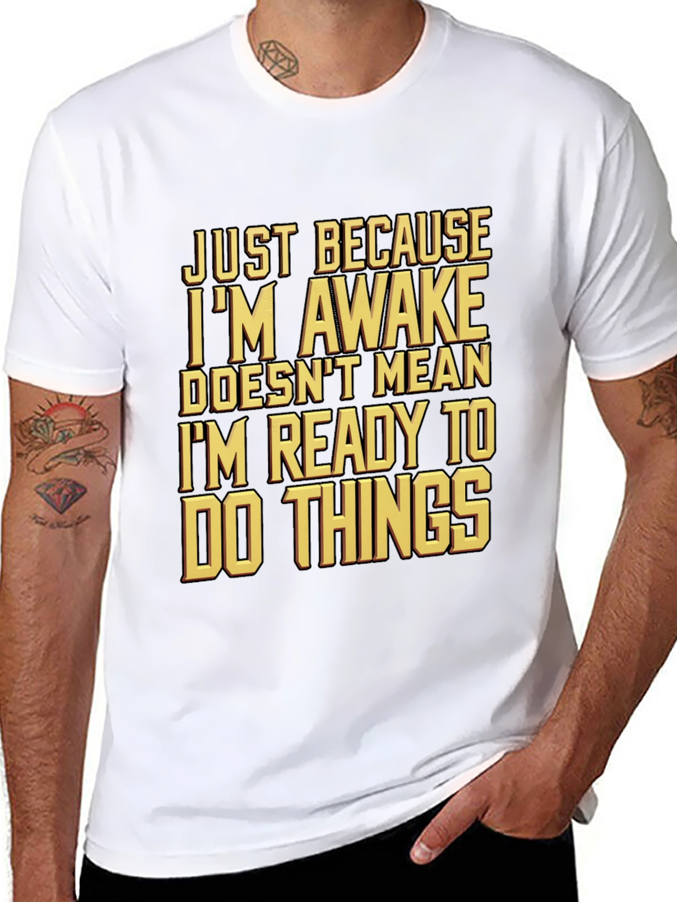 Funny Awake But Not Ready T-Shirt