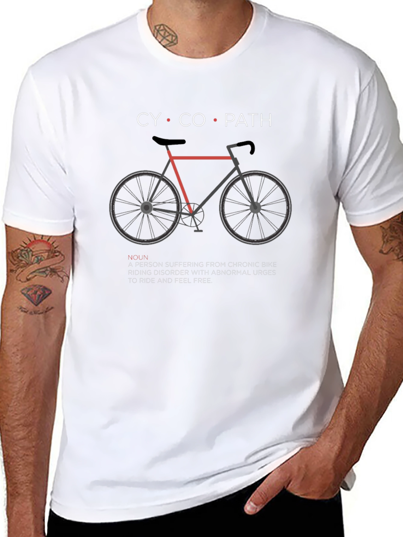 Cyclopath T-Shirt - Funny Biker Tee