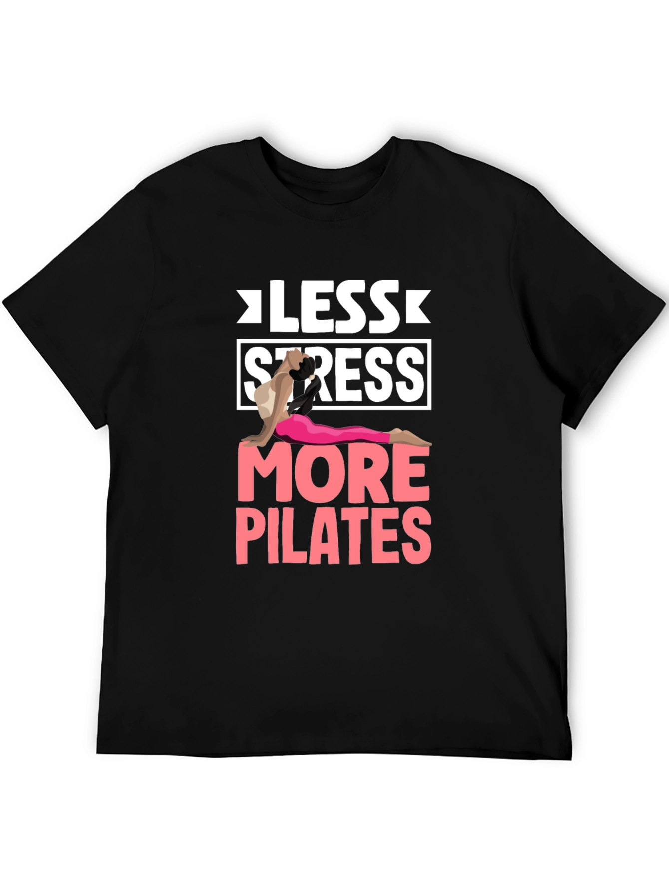 Less Stress More Pilates Graphic Tee