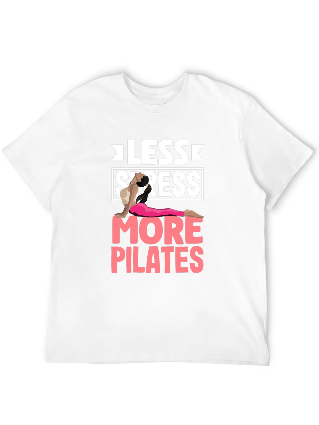 Less Stress More Pilates Graphic Tee