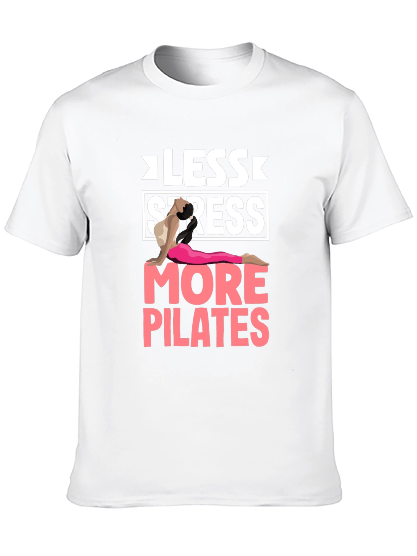 Less Stress More Pilates Graphic Tee