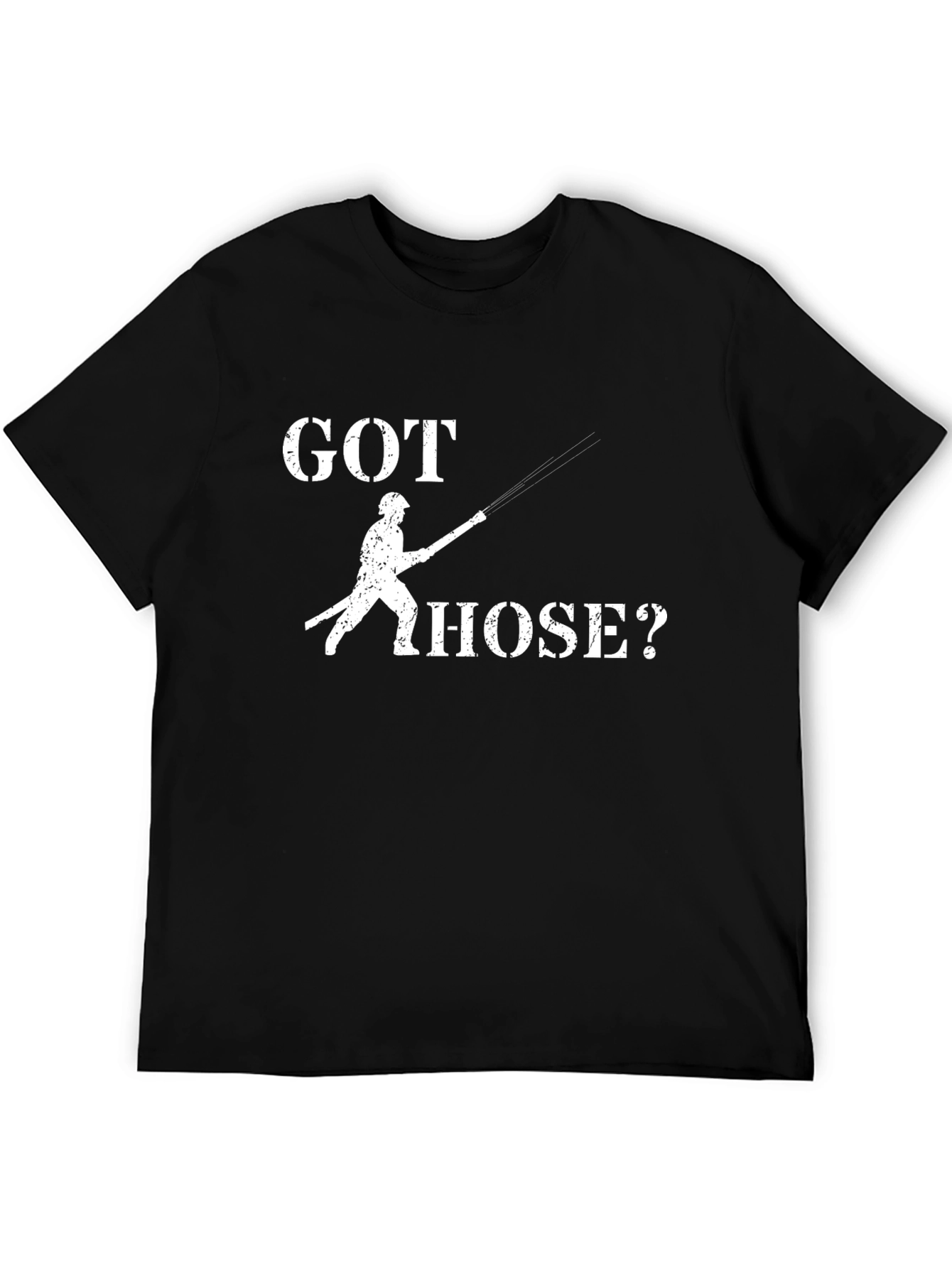 Got Hose? Firefighter T-Shirt - Black