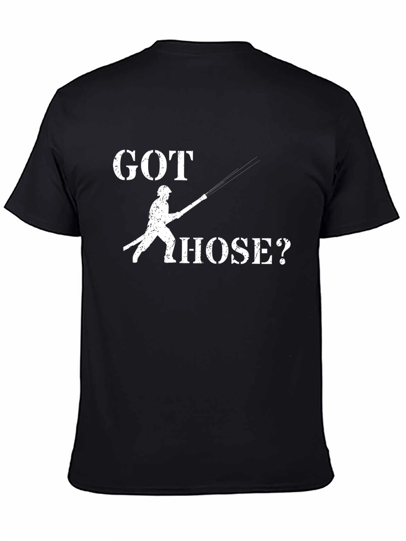 Got Hose? Firefighter T-Shirt - Black