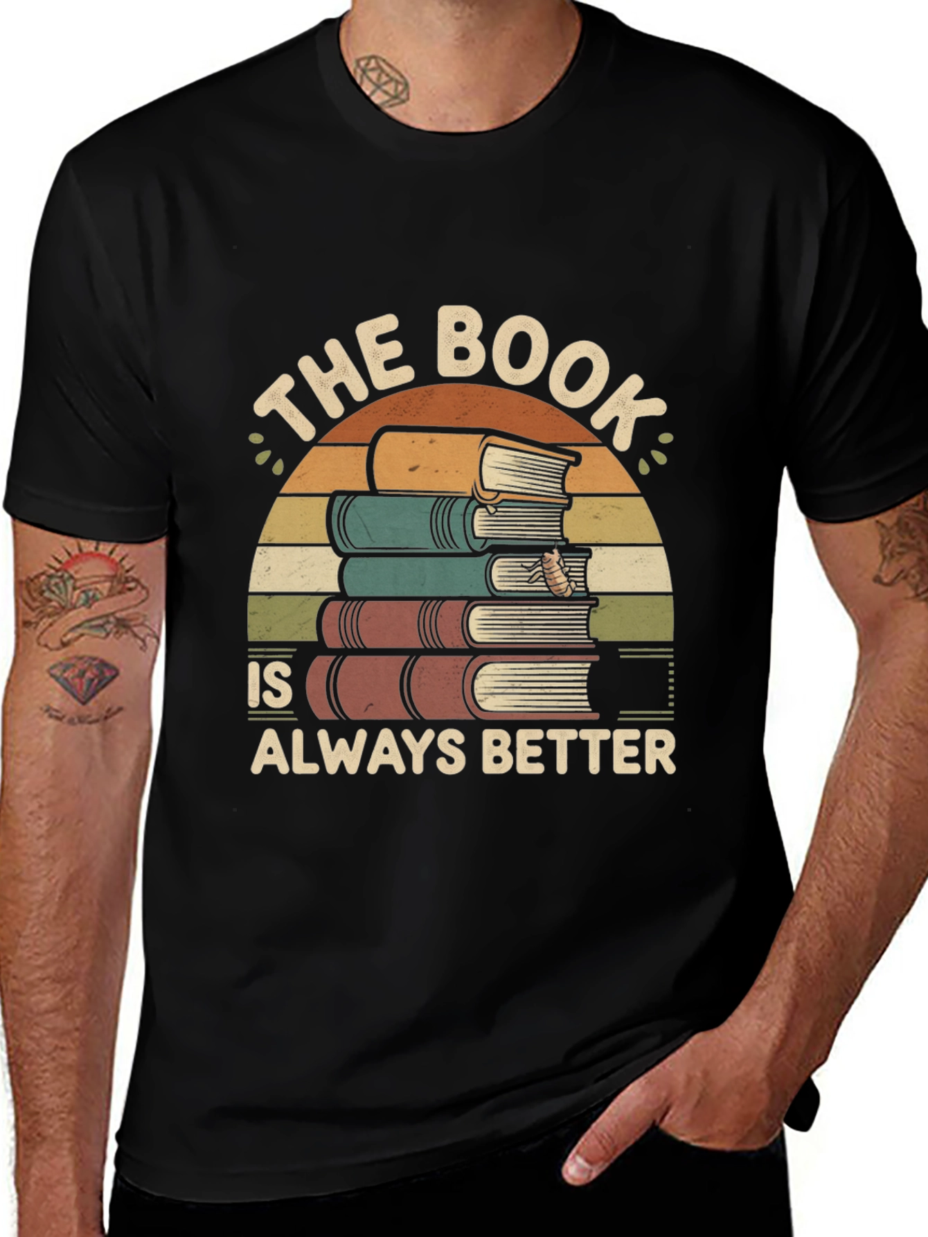 Bookworm T-Shirt: The Book is Always Better