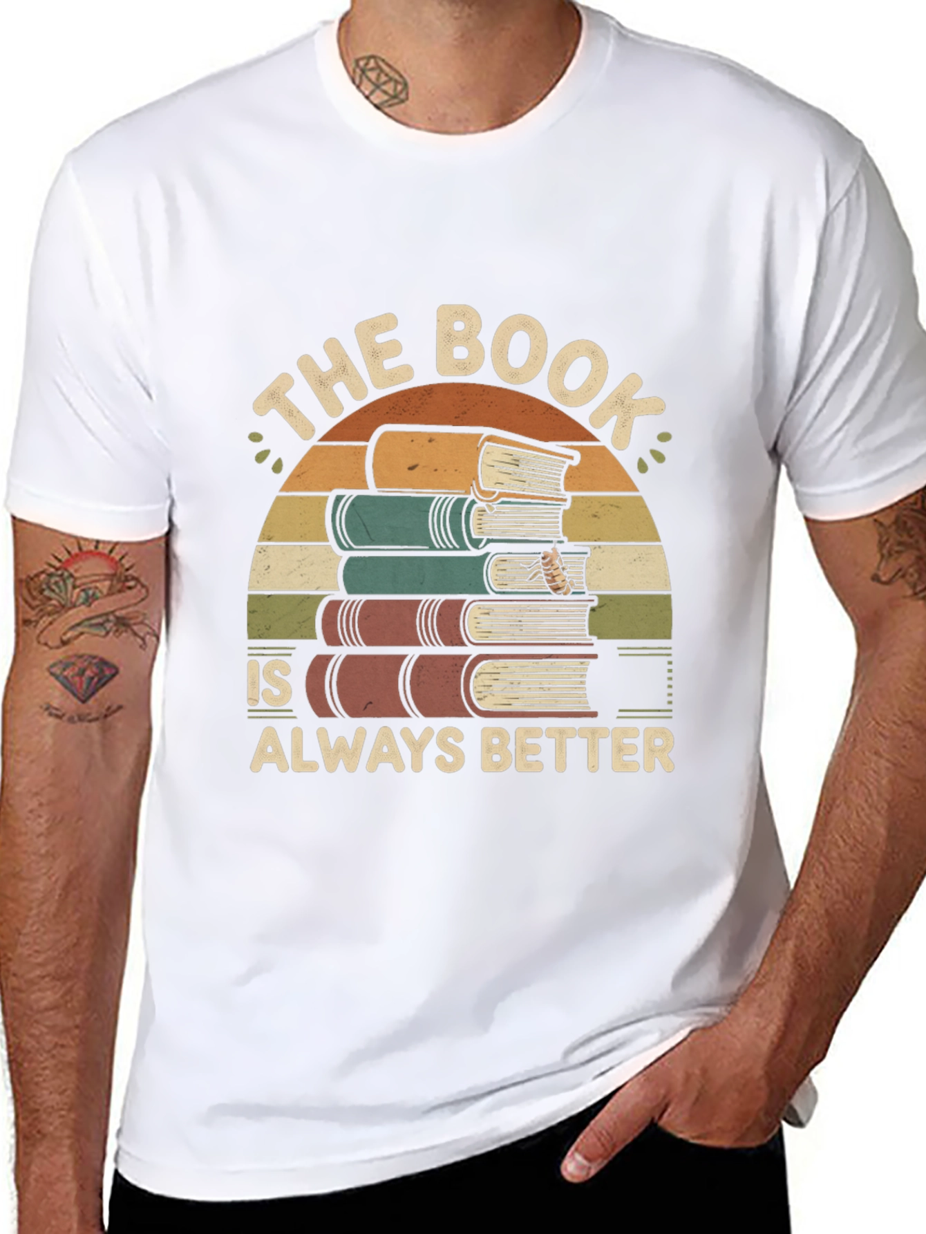 Bookworm T-Shirt: The Book is Always Better