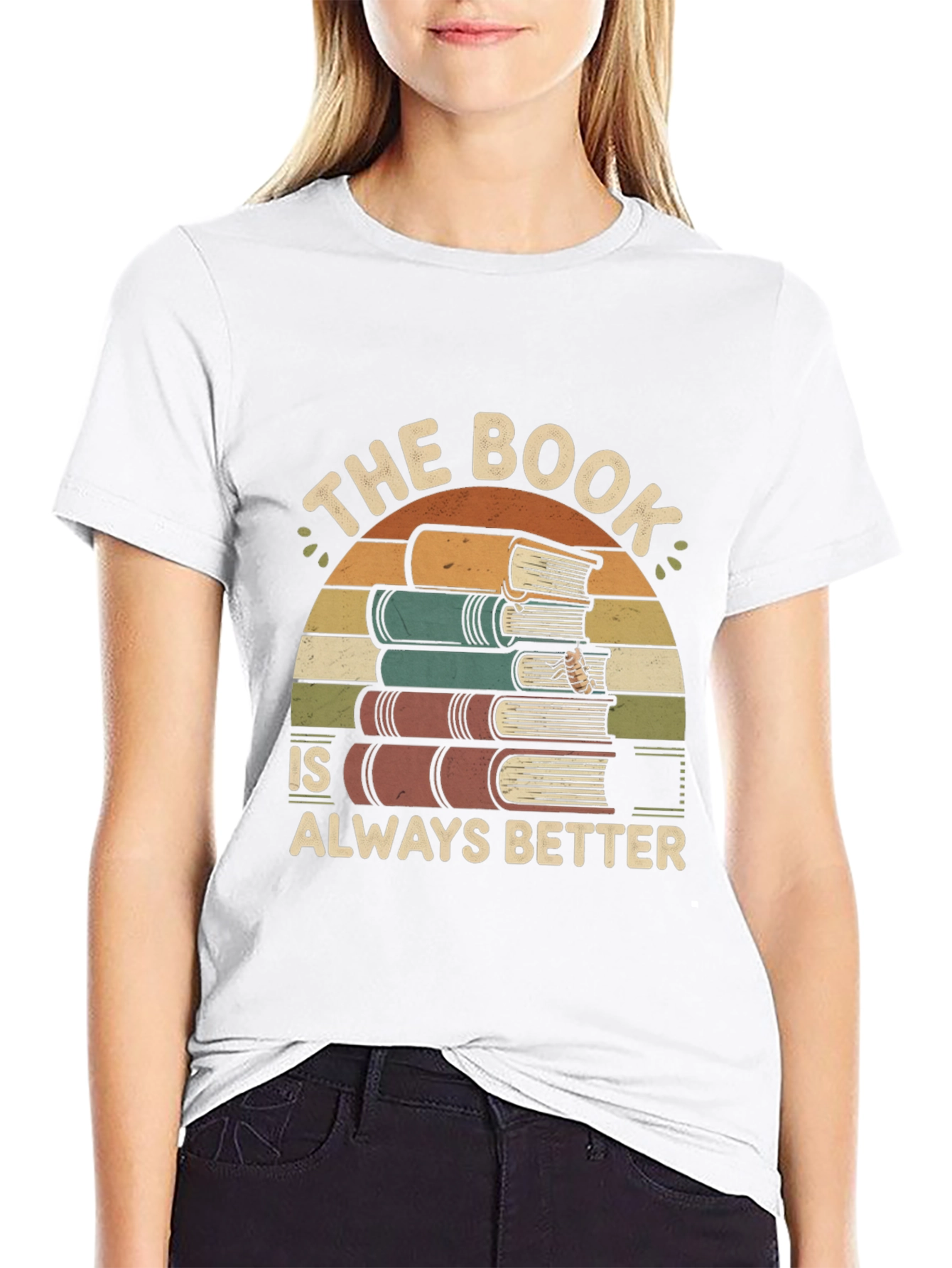 Bookworm T-Shirt: The Book is Always Better